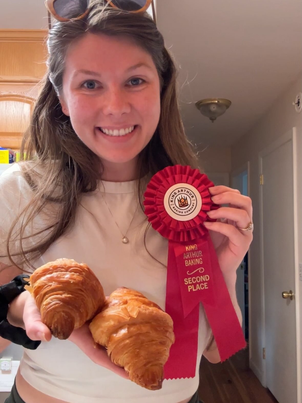 Wow! 🥐 Thank you @boltonfairma and @kingarthurbaking! I can&rsquo;t believe I won 2nd place in the King Arthur Baking Contest this year (keeping the butter from melting in a kitchen without AC is not for the feint of heart). I&rsquo;m so excited to 