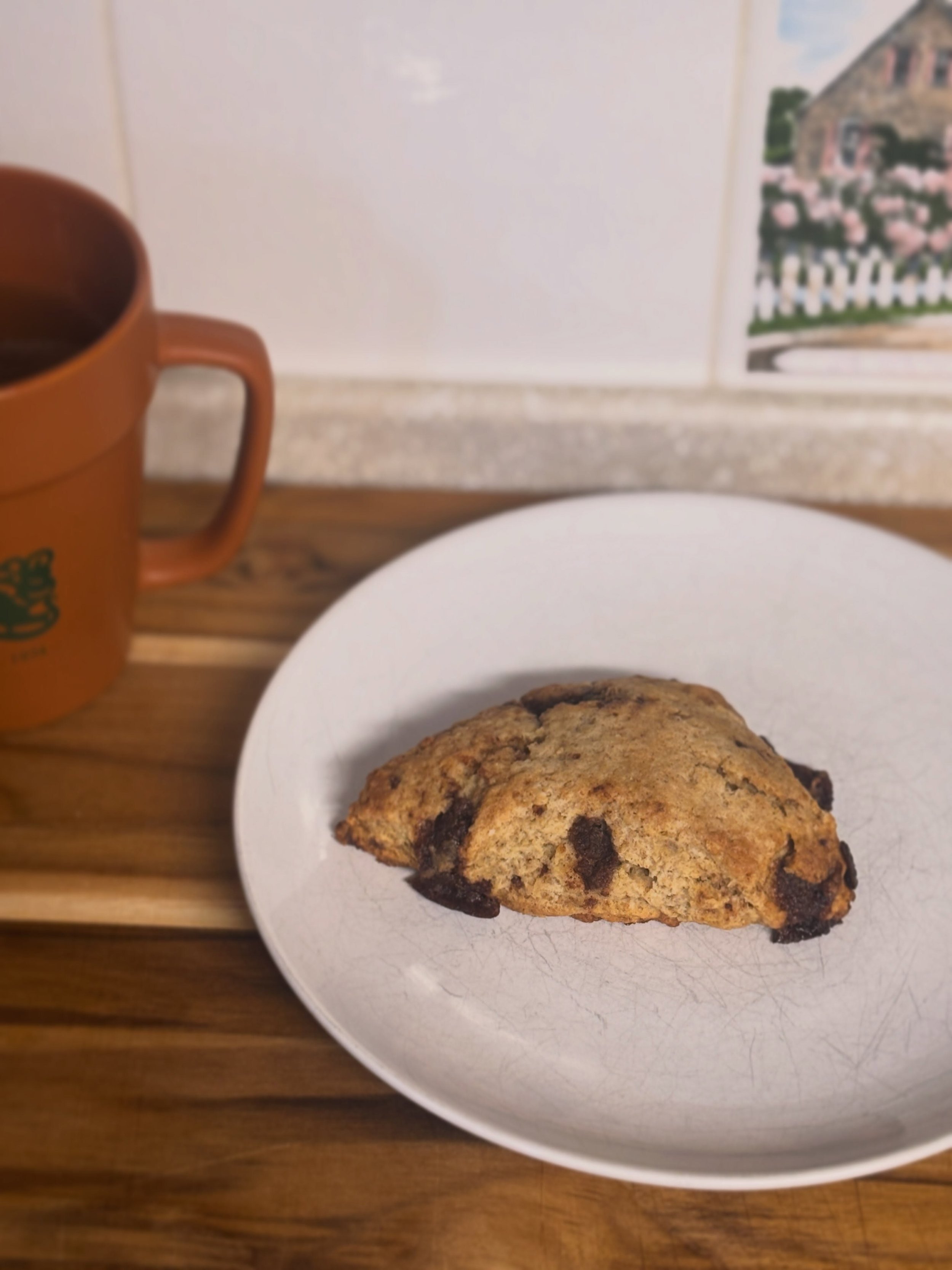 Last chance to snag one of our signature cinnamon chip scones. New, seasonal scones will be coming over the next few months so if you want another cinnamon chip (or four), we are at Sterling Street Market today! #massachusettsbakery #saltboxbakingco 
