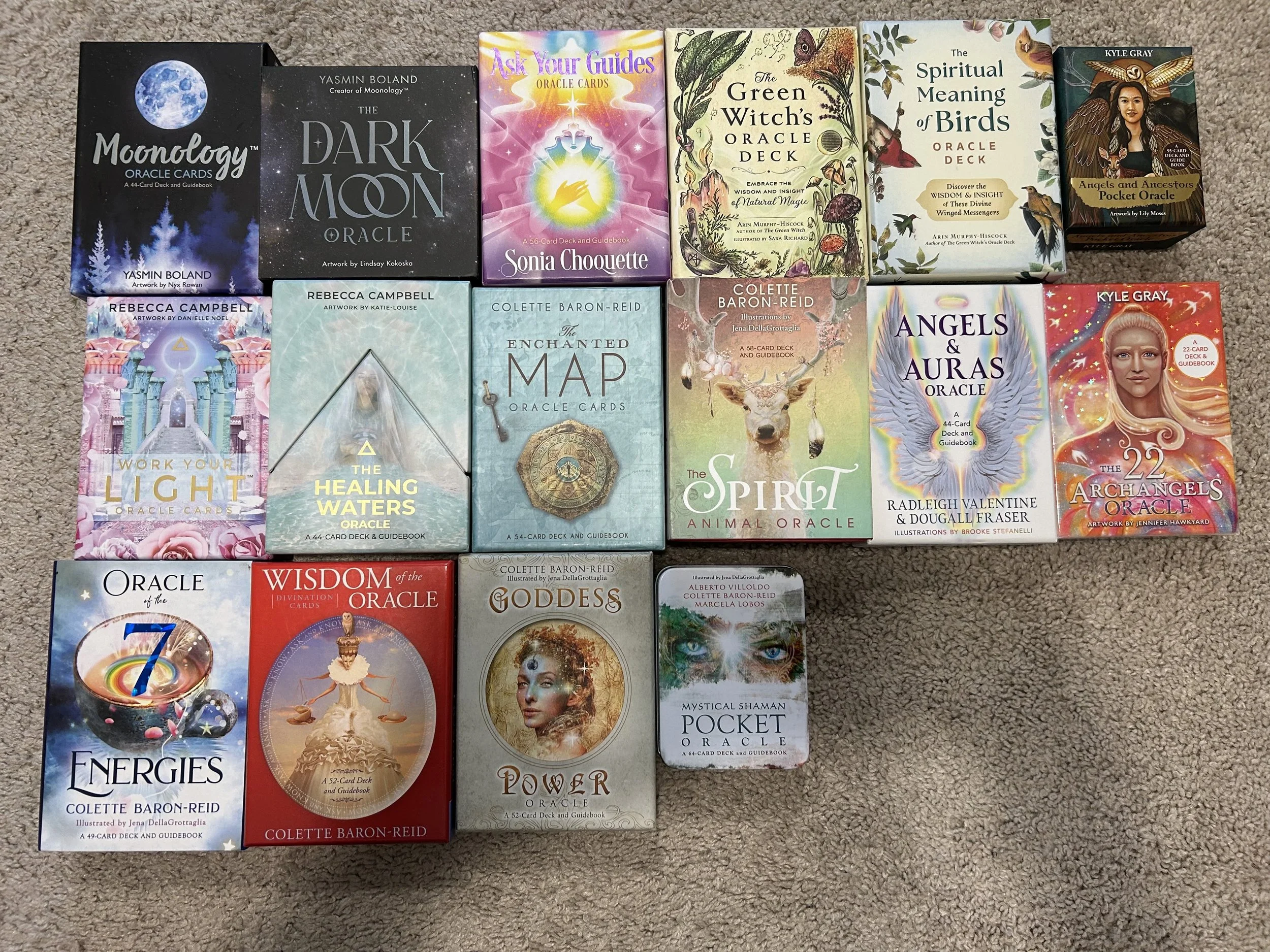 Oracle card reading (virtual)