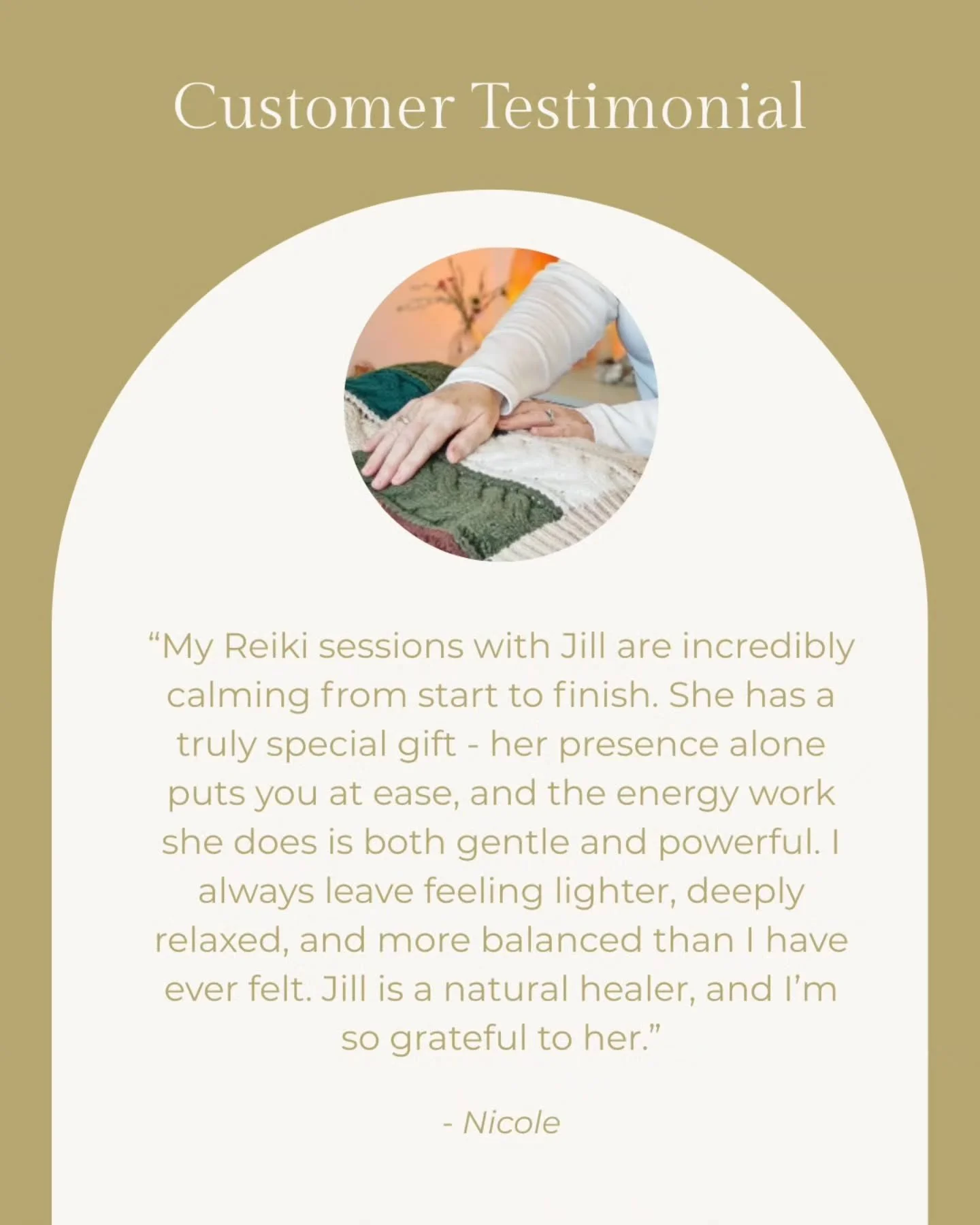 Recently, I received a lovely review from Nicole about her Reiki sessions. Thank you for leaving these kind words! 💗

#reiki #reikihealing #kent #kingshill