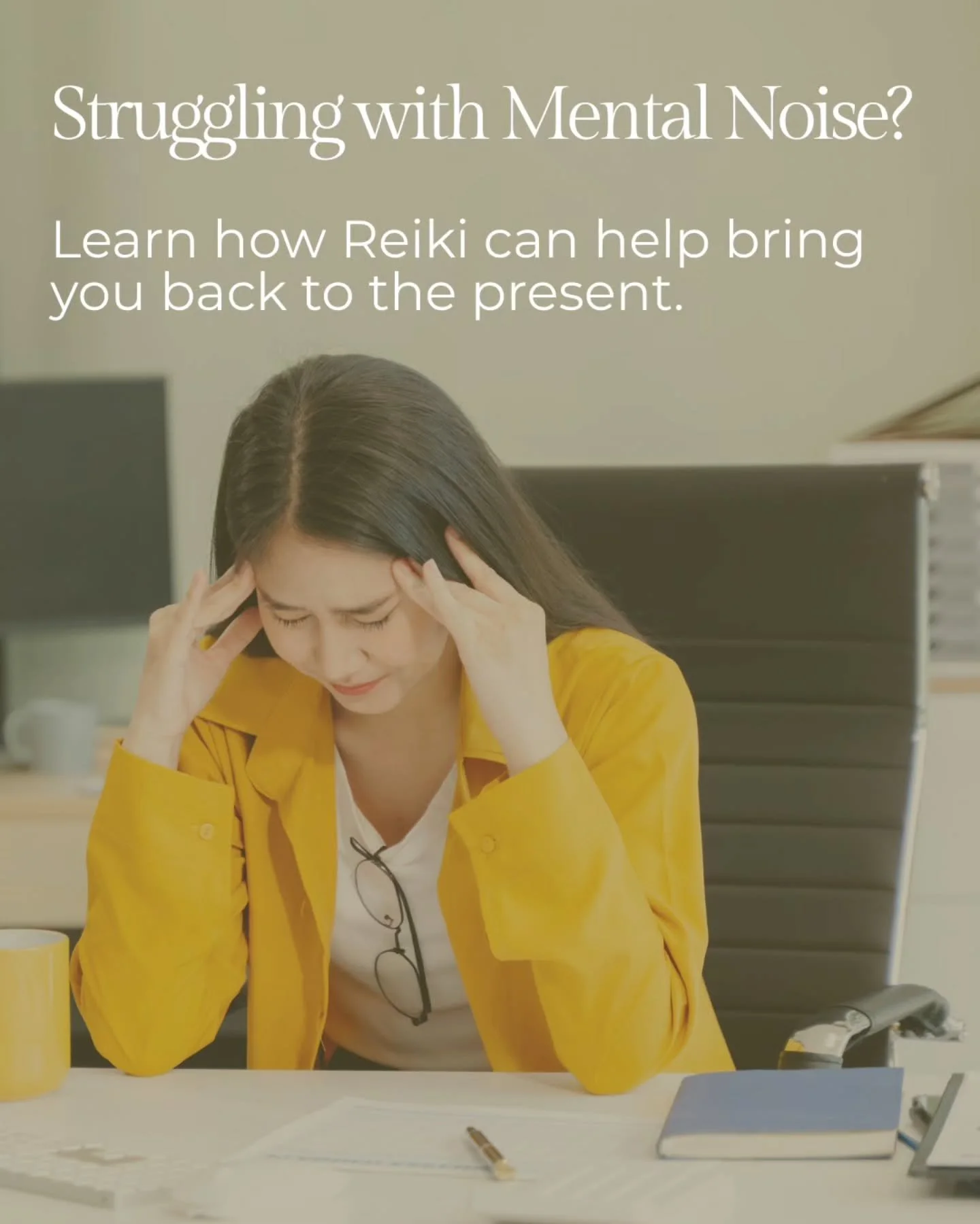 Do you replay conversations, find yourself over thinking decisions or just struggle to switch off?

Reiki can help quiet the mental noise and bring you back to the present moment ✨

Come along to an introduction session based in King's Hill, Kent and