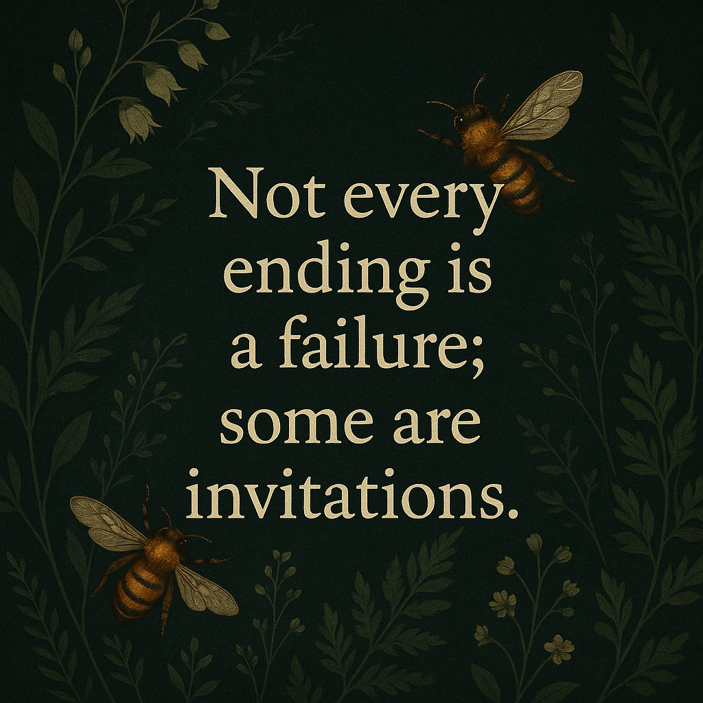 Starting Over Begins With an Ending No One Applauds