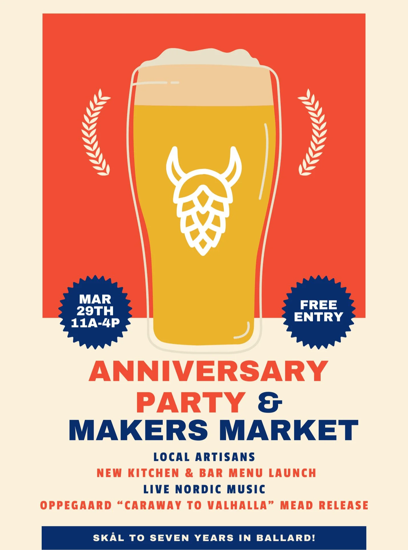 Join us as we celebrate with @skalbeerhall for their 7th anniversary!