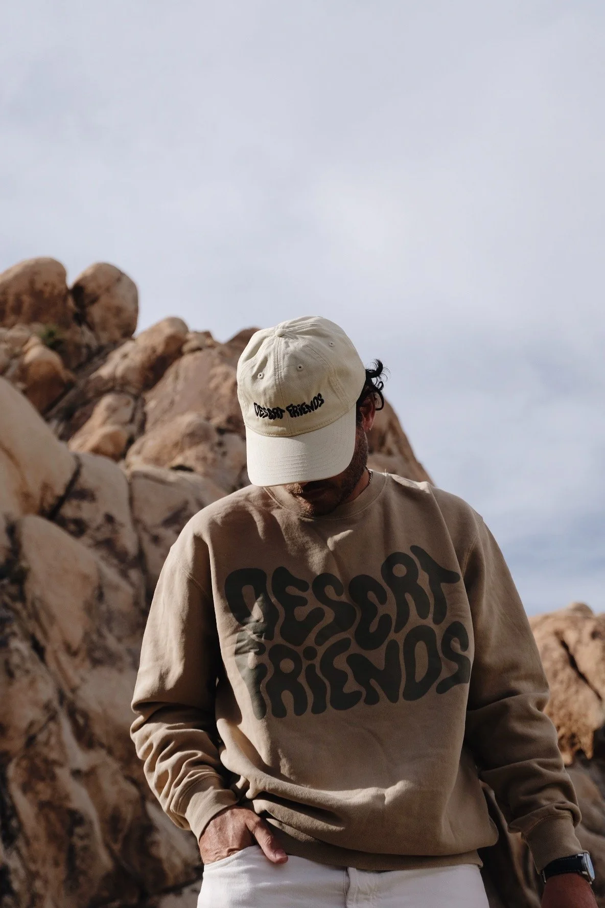 Desert Friends Pigment Dyed Sweatshirt - Sandstone