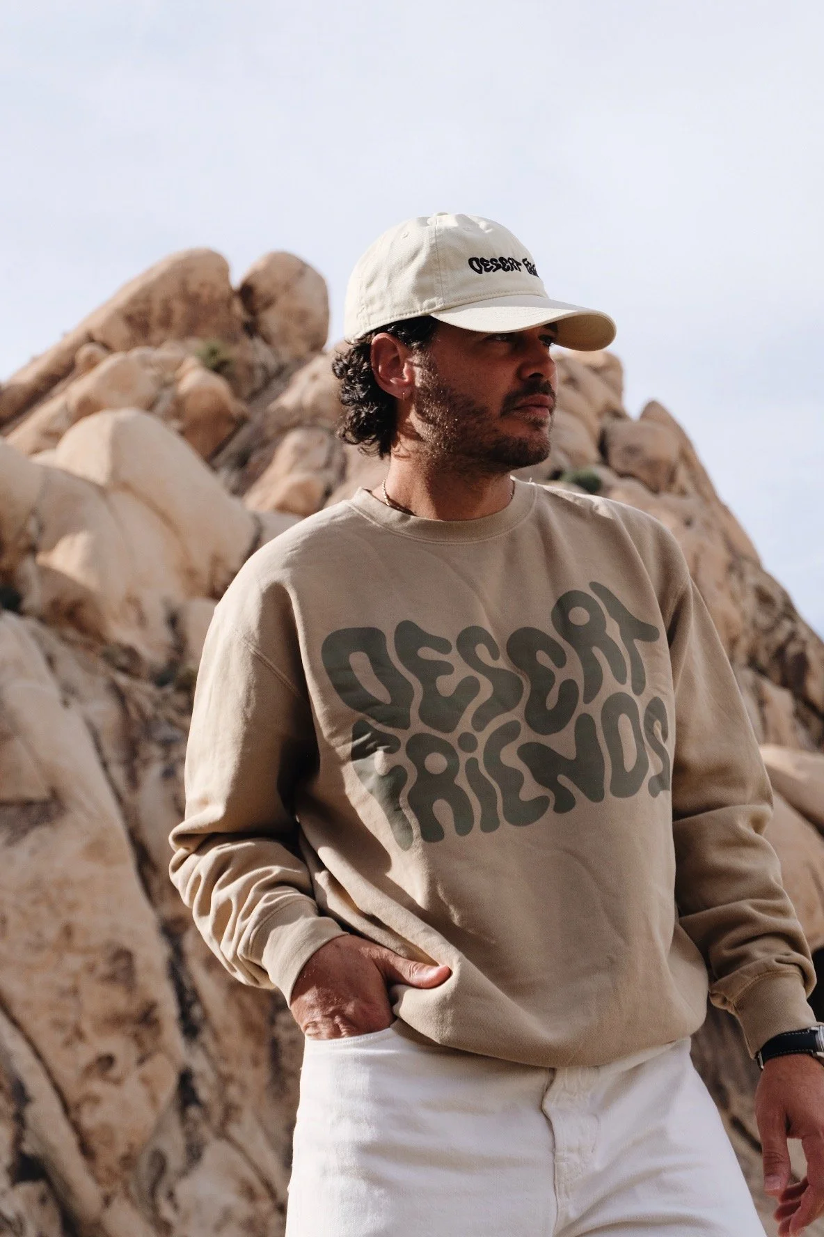 Desert Friends Pigment Dyed Sweatshirt - Sandstone