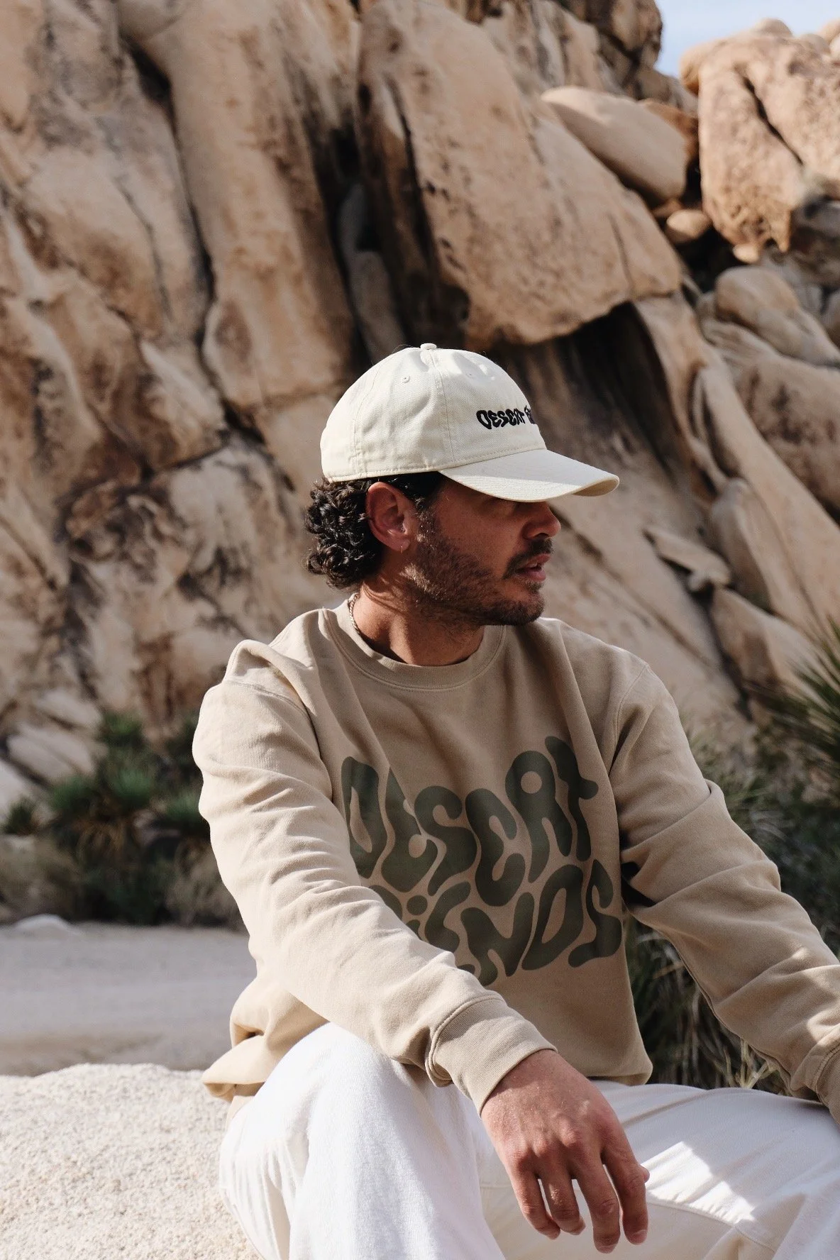 Desert Friends Pigment Dyed Sweatshirt - Sandstone