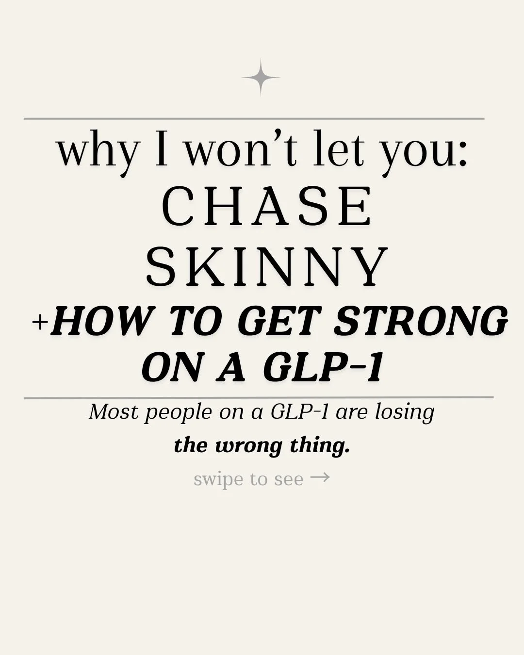 Hi 👋 I&rsquo;m Gina - firefighter, nutritionist, peptide &amp; GLP-1 Coach. I help GLP-1 users accelerate fat loss, protect muscle and prevent rebound. 

Don&rsquo;t shrink&hellip;.Build. Put in the work. Your results that stick will reflect your ef