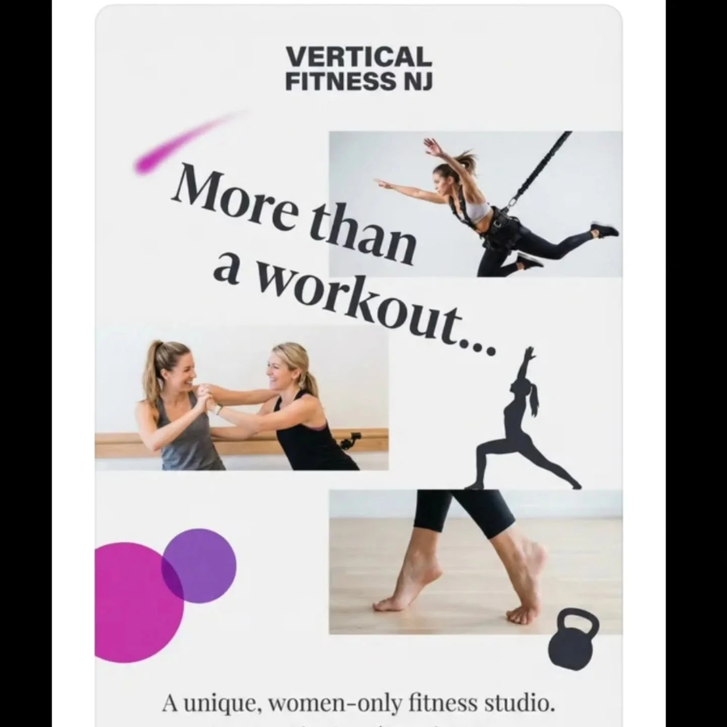 Unique Fitness Classes 
Join the Vfit Family. 

Call/Text 609.405.5656 Cindy