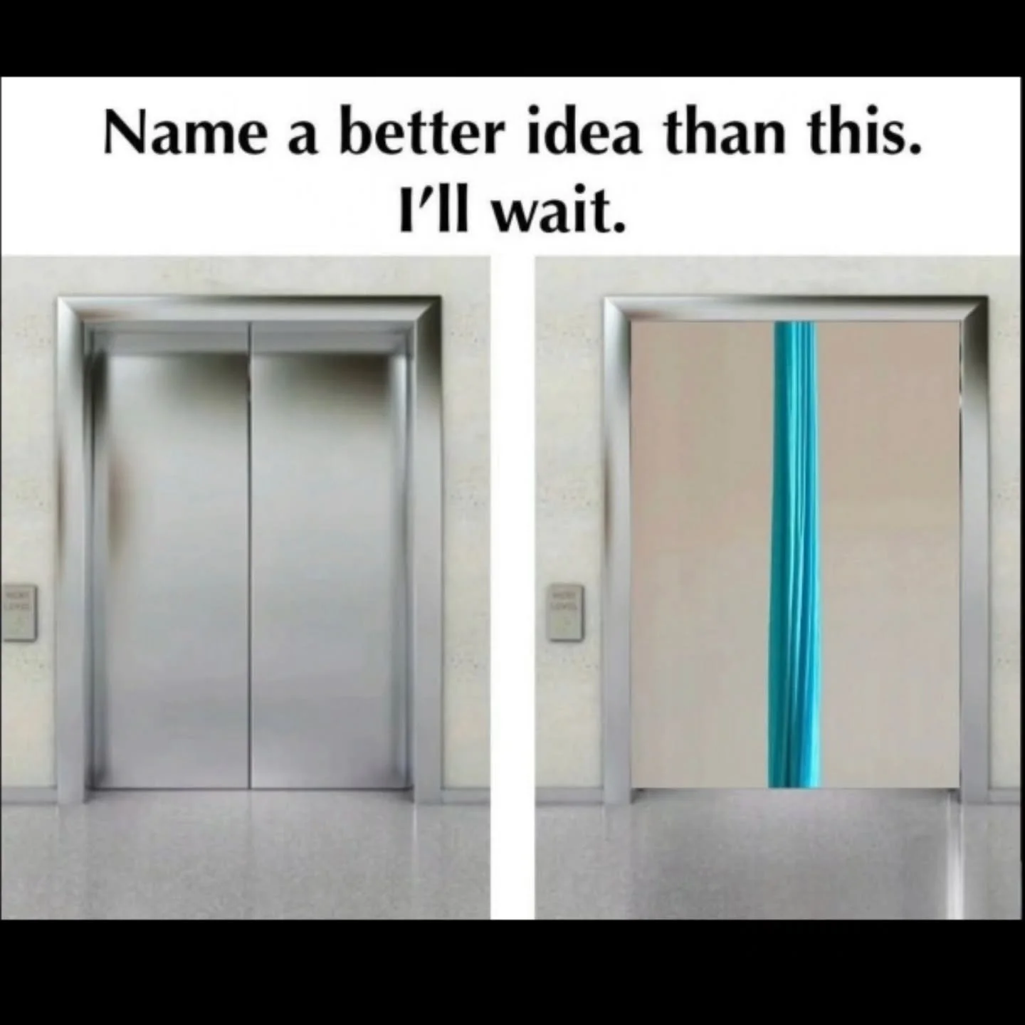 Going up
Going down 
No my photo