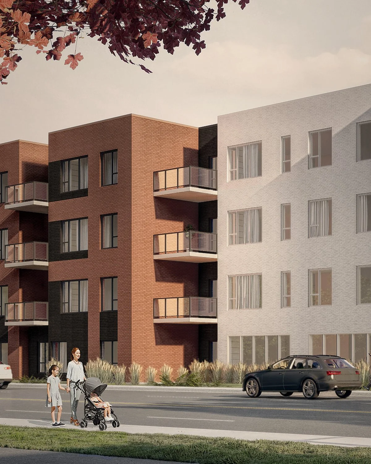 Un immeuble résidentiel moderne LeVivo