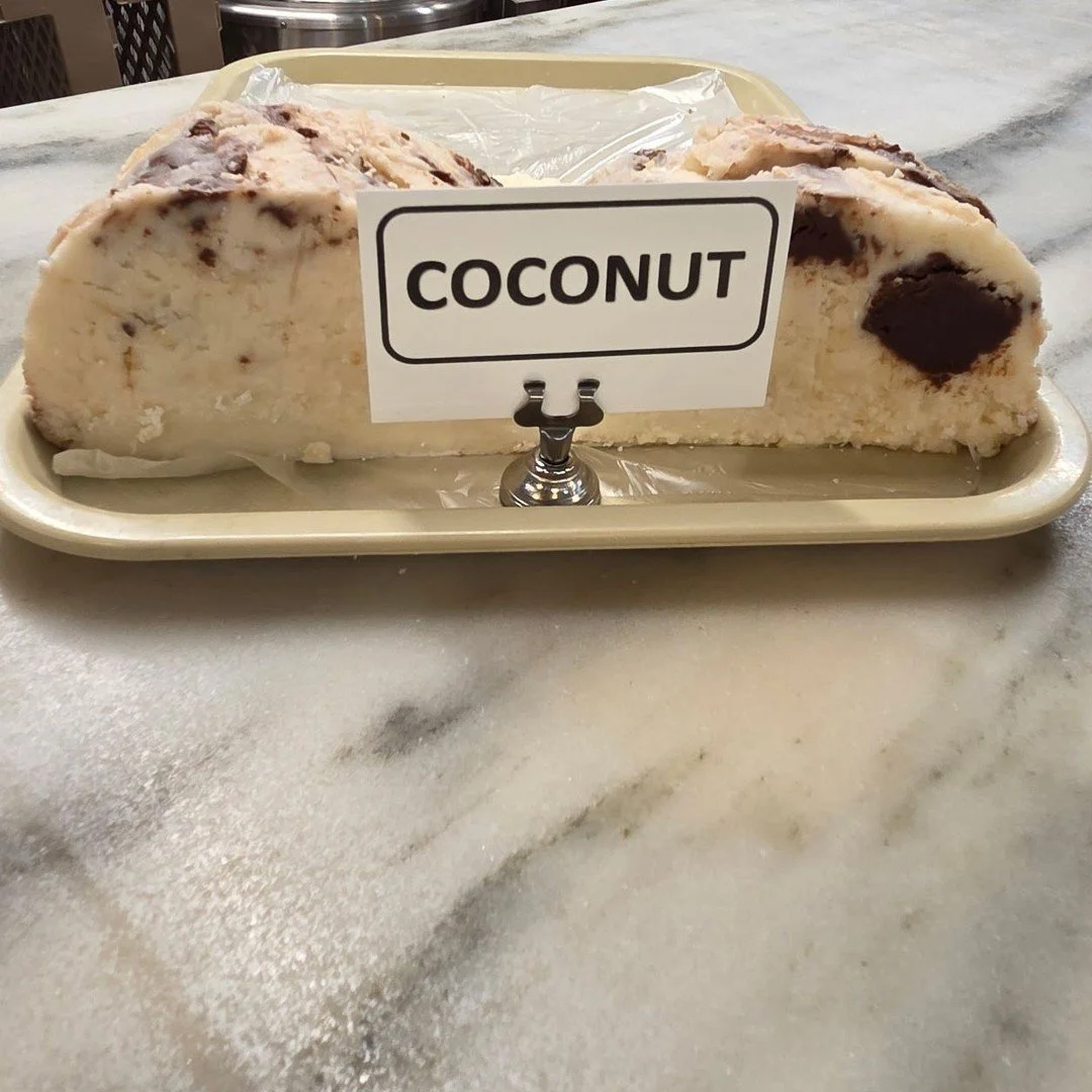 April&rsquo;s specialty flavor has arrived at Uncle Leroy&rsquo;s Candy Kitchen 🥥🍫

A rich, creamy coconut fudge base loaded with chunks of double chocolate&hellip; the perfect balance of smooth, sweet, and indulgent in every bite. If you&rsquo;re 