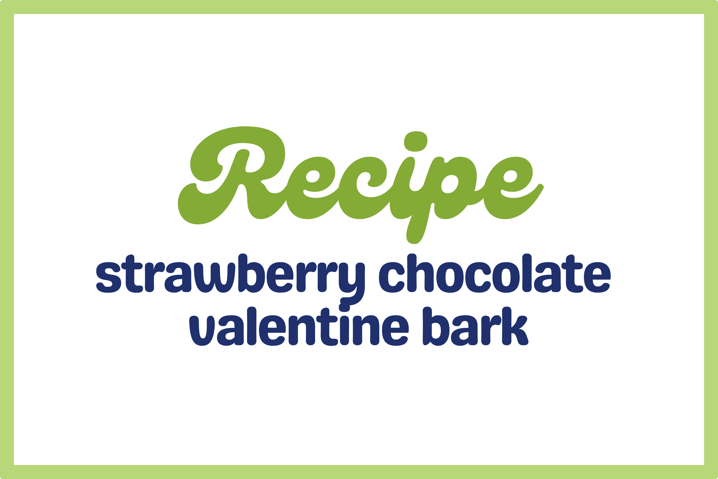 Strawberry Chocolate Valentine Bark