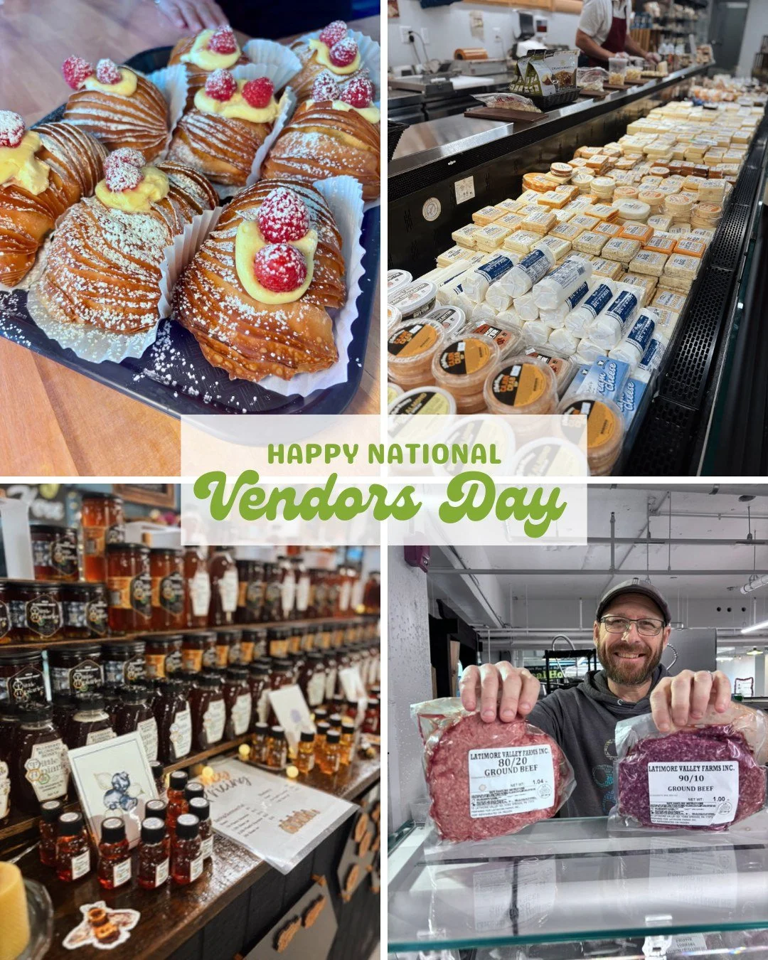 It's National Vendors Day, and we're celebrating the heart of the Hershey Fresh Market &mdash; our incredible vendors 

From fresh produce and meats to handmade goods, baked treats, specialty foods, local craft beers and spirits, gifts, and ready-to-