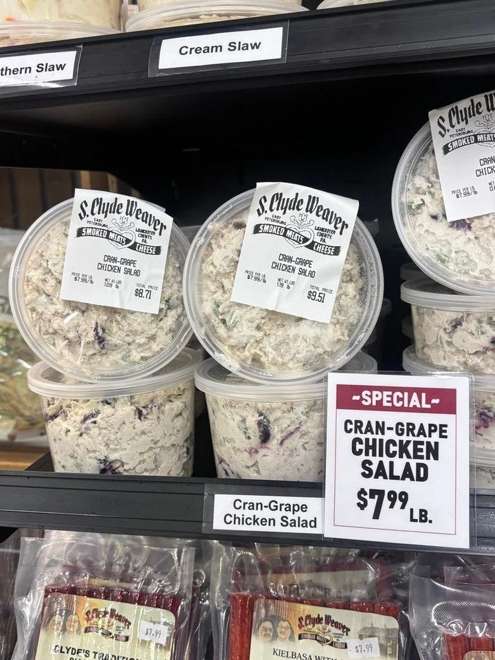 Weekend brunch? Lunch? Easy dinner? S. Clyde Weaver has you covered. 🥧

From their homemade quiches, including favorites like Lorraine and Broccoli Cheddar, to their customer-favorite Cran-Grape Chicken Salad, these ready-to-enjoy options make mealt