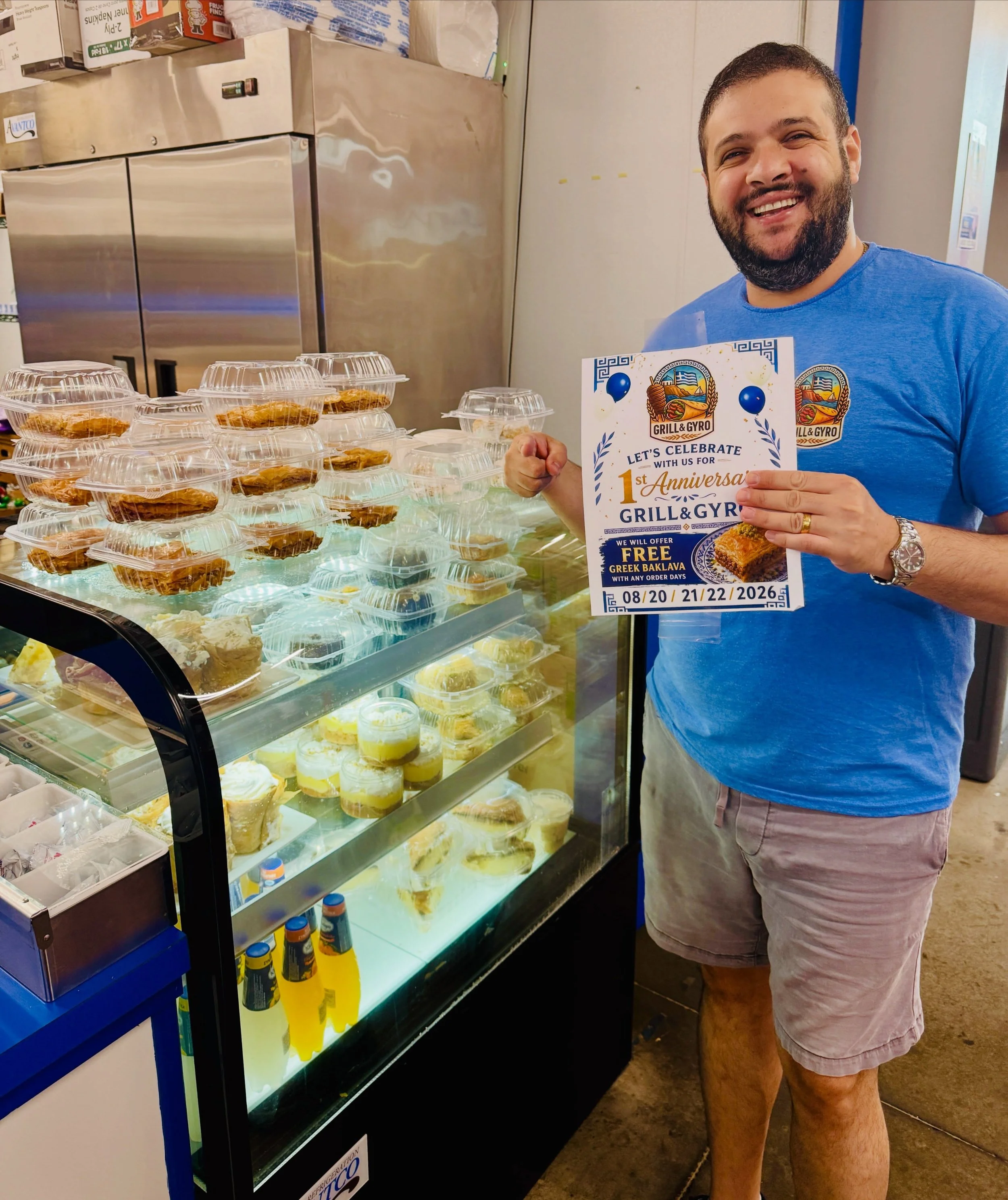 Happy 1 Year to The Grill and Gyro Crew! 🥙🎉

There&rsquo;s still time to celebrate with us at the market this weekend! Stop by, say hi to Mark and the whole crew, and treat yourself to some seriously good eats. Plus, every purchase gets you a FREE 