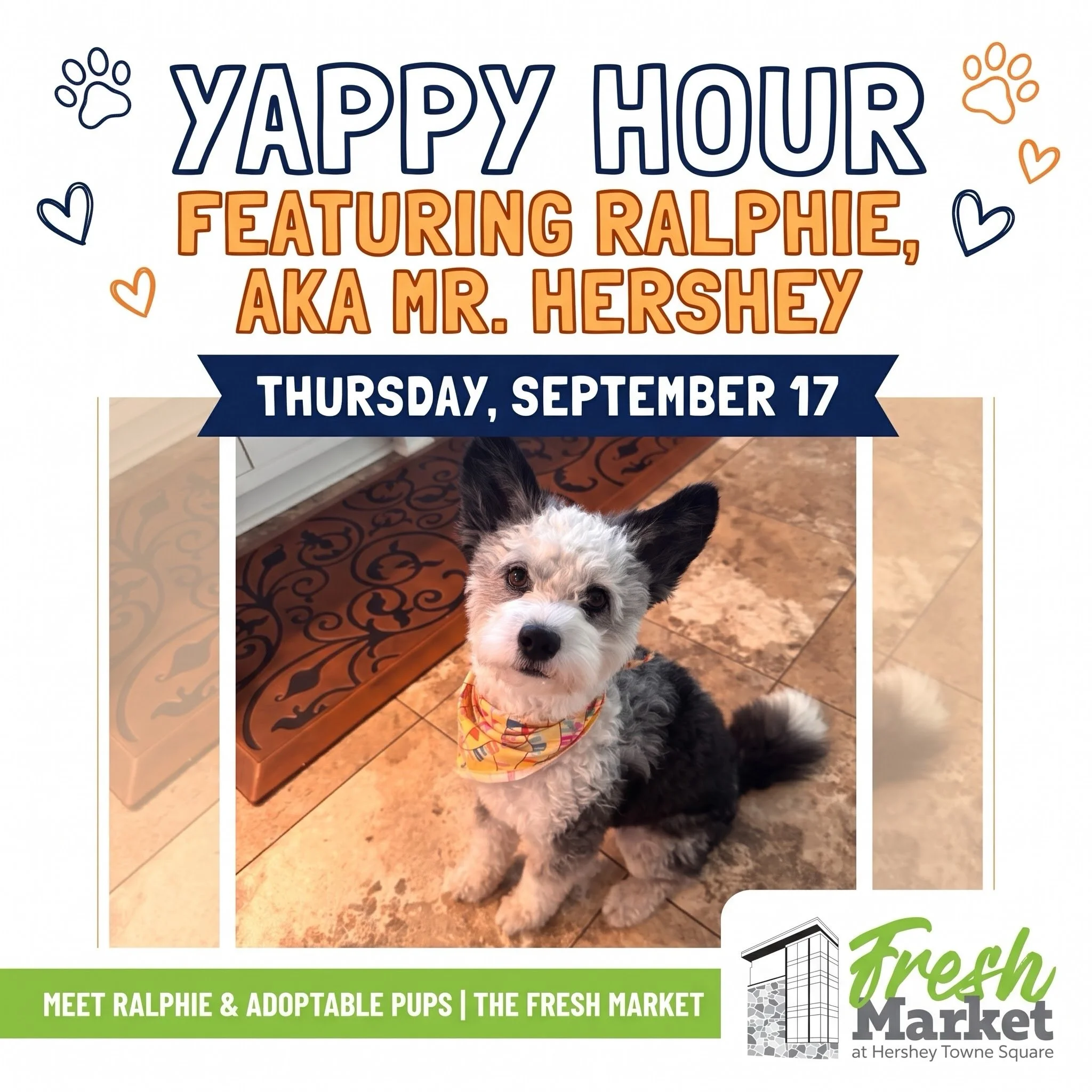 We&rsquo;re turning the market into a pet lover&rsquo;s evening! Every 3rd Thursday we will partner with local adoption groups that will bring adoptable pets for shoppers to meet, with information on the adoption and application process (no adoptions