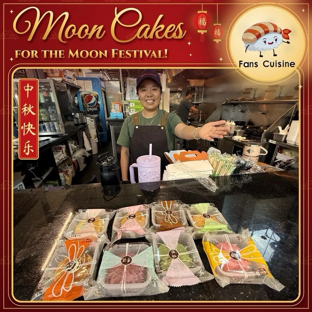 🥮 Happy Moon Festival! 🌕 中秋快乐!
@fans_cuisine handmade mooncakes are here for a limited time. Pick from a rainbow of flavors, perfect for sharing with family, gifting to friends, or enjoying with a cup of tea under the full moon ✨
Stop by Fans Cuisi