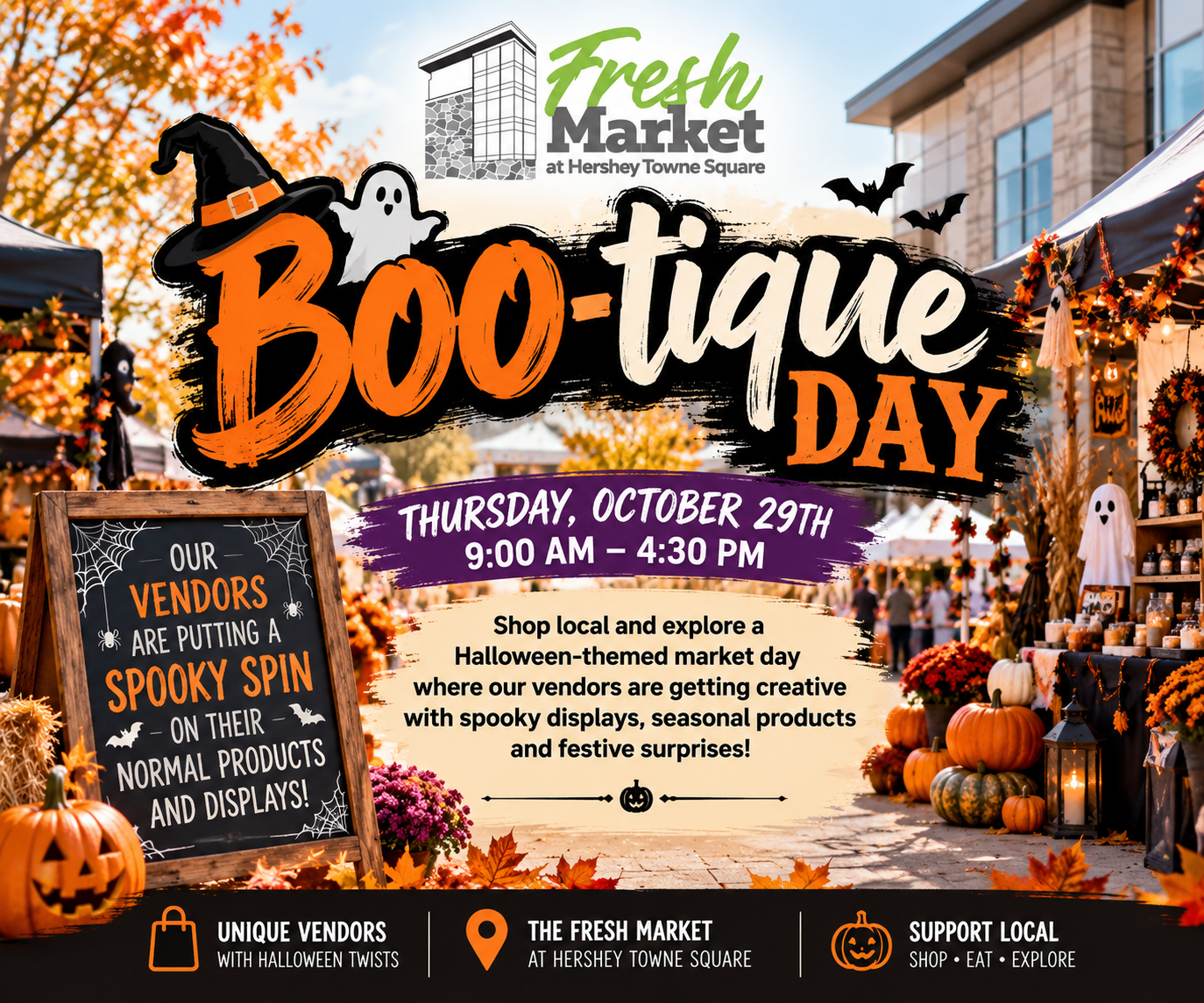 Boo-tique Day at the Fresh Market