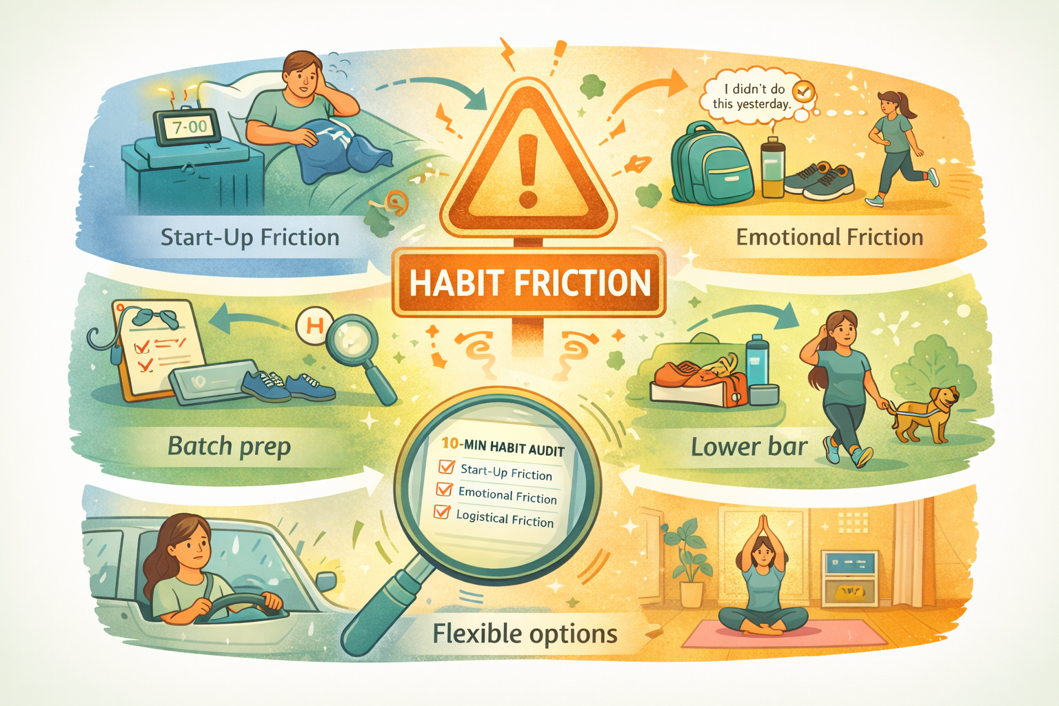 Habit Friction: the hidden reason routines don’t stick (and how to reduce it)