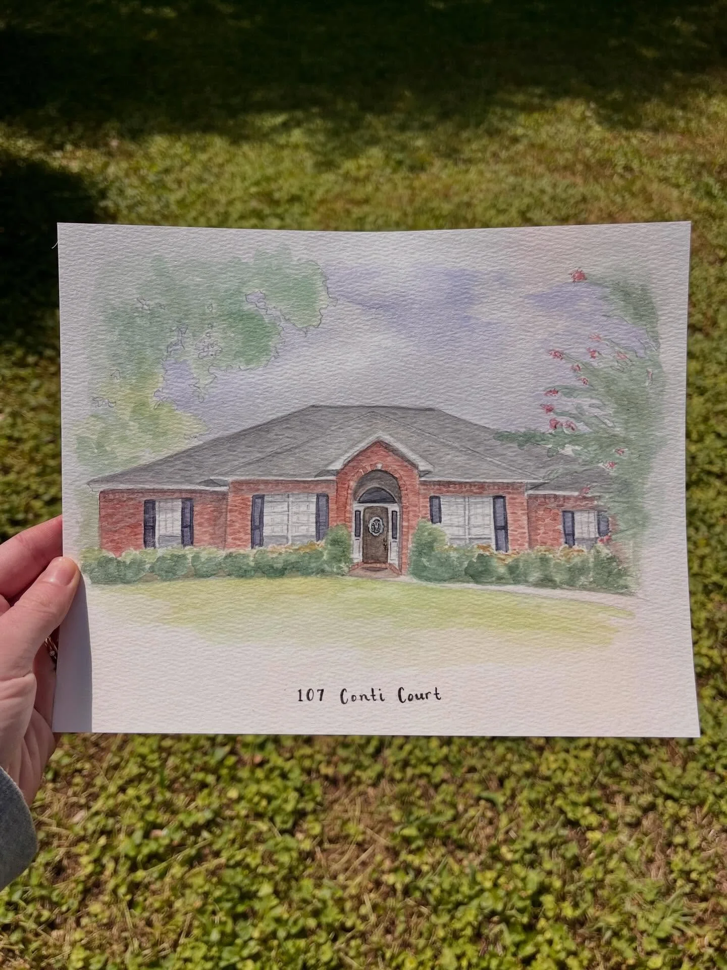 Another house portrait in the books!!🏠🖼️ 

A portrait of your home is a beautiful way to celebrate the place you love and all of the memories attached. 

Send me a message today to tell the story of your home with an original watercolor. Can be shi