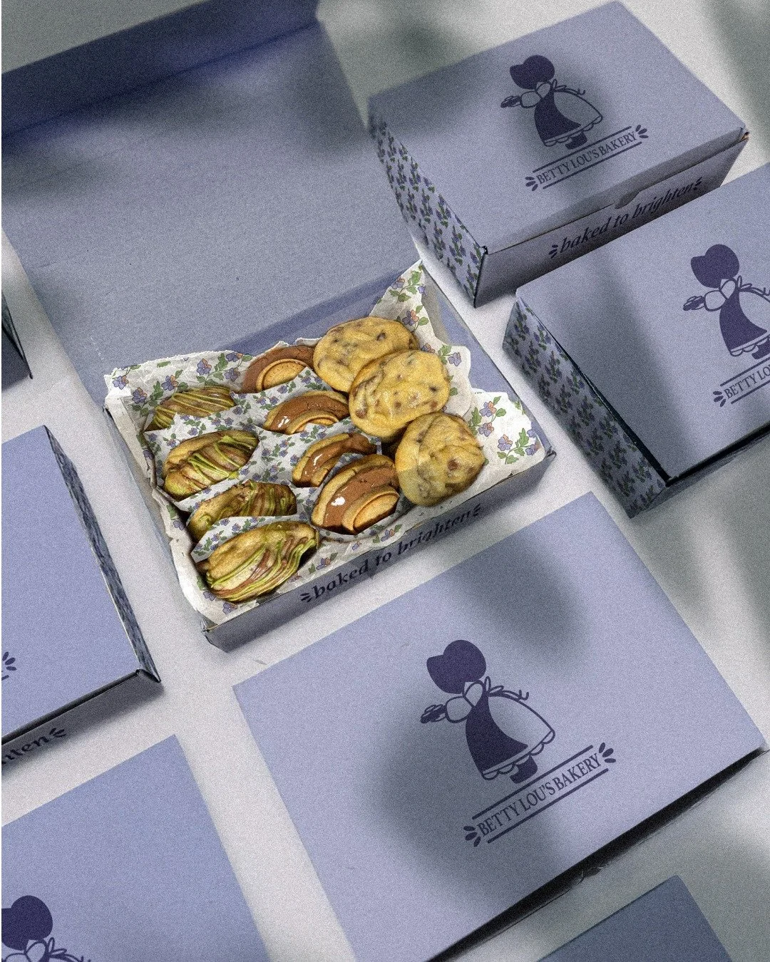 Sharing a recent project that is definitely one of my favorites! 💜

Betty Lou&rsquo;s Bakery is a brand new pastry startup located in Franklin, TN. Specializing in homemade cookies for local businesses, events, and more, @bettylousbakerytn exists to