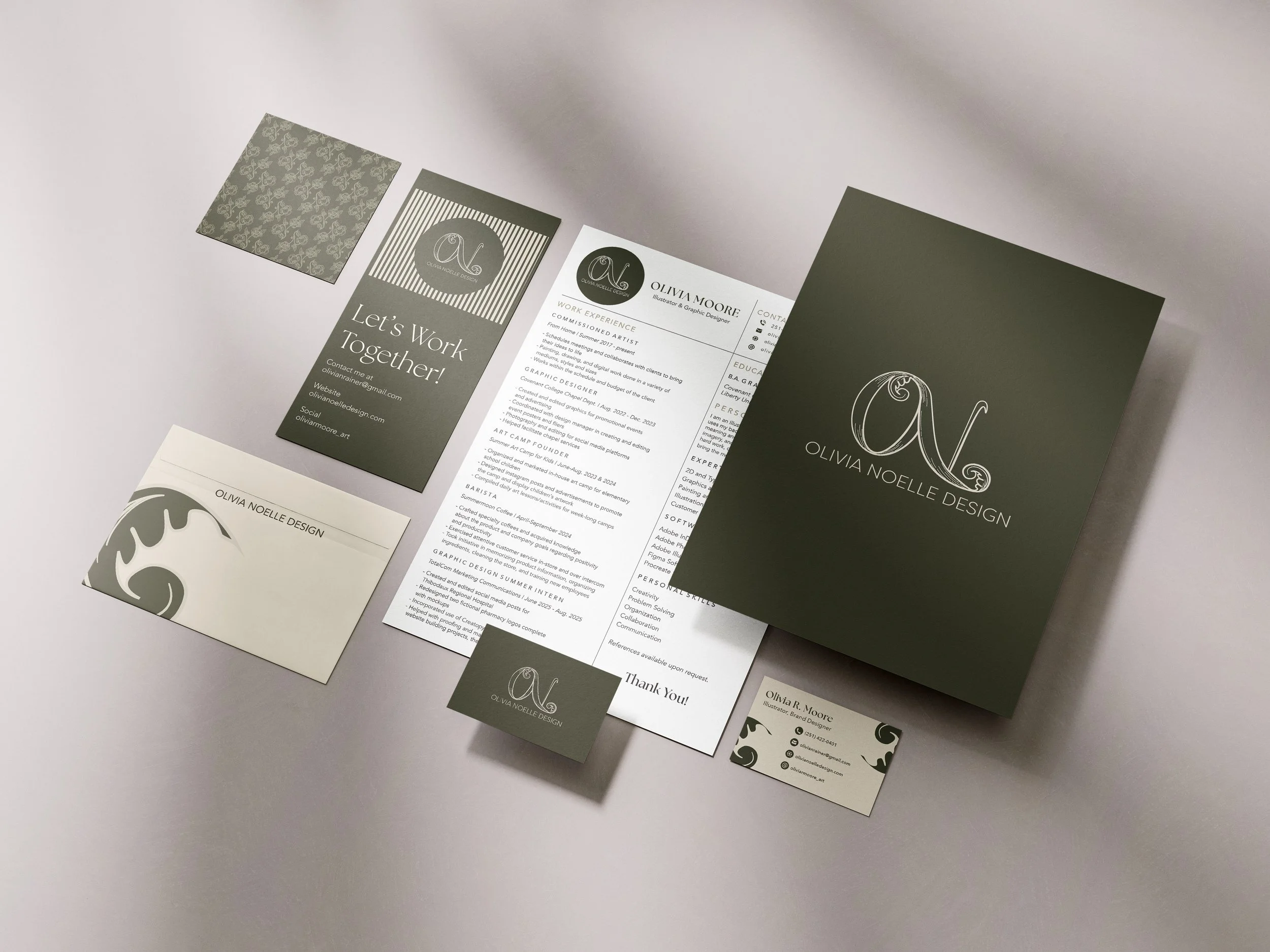 Olivia Noelle Brand Stationery