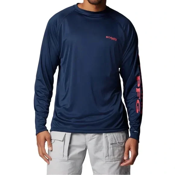 Columbia PFG Performance Long Sleeve Tee (LARGE)