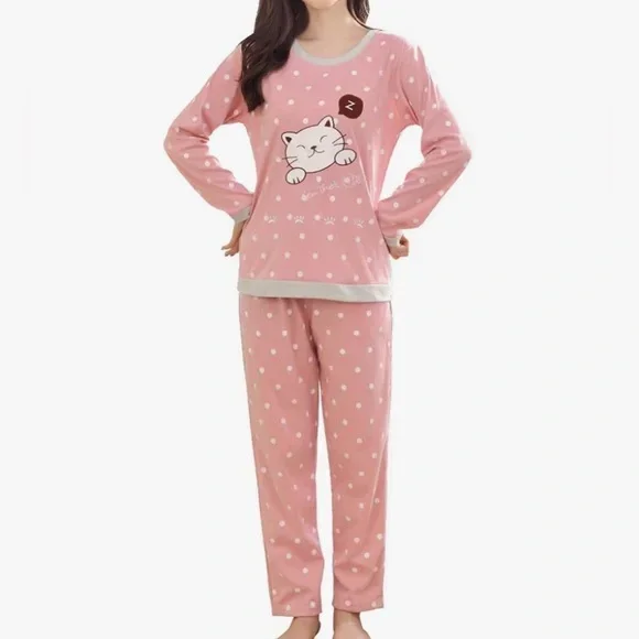 Cat Nap Cozy Pajama Set (XXL)