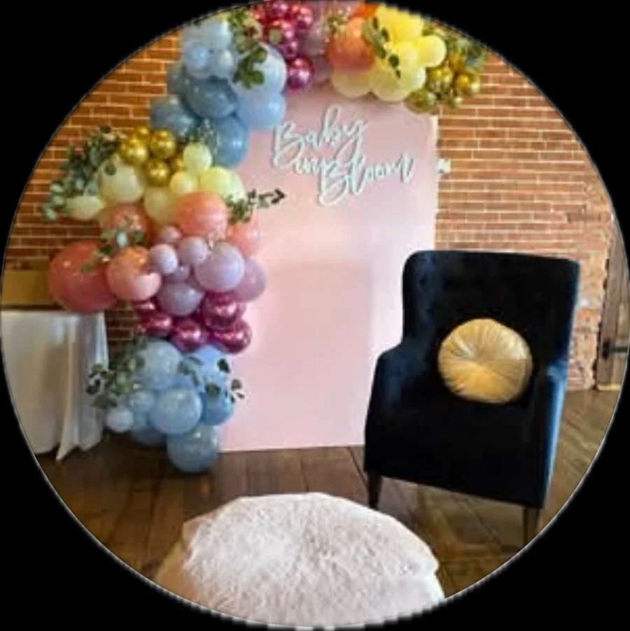 Baby In Bloom Backdrop