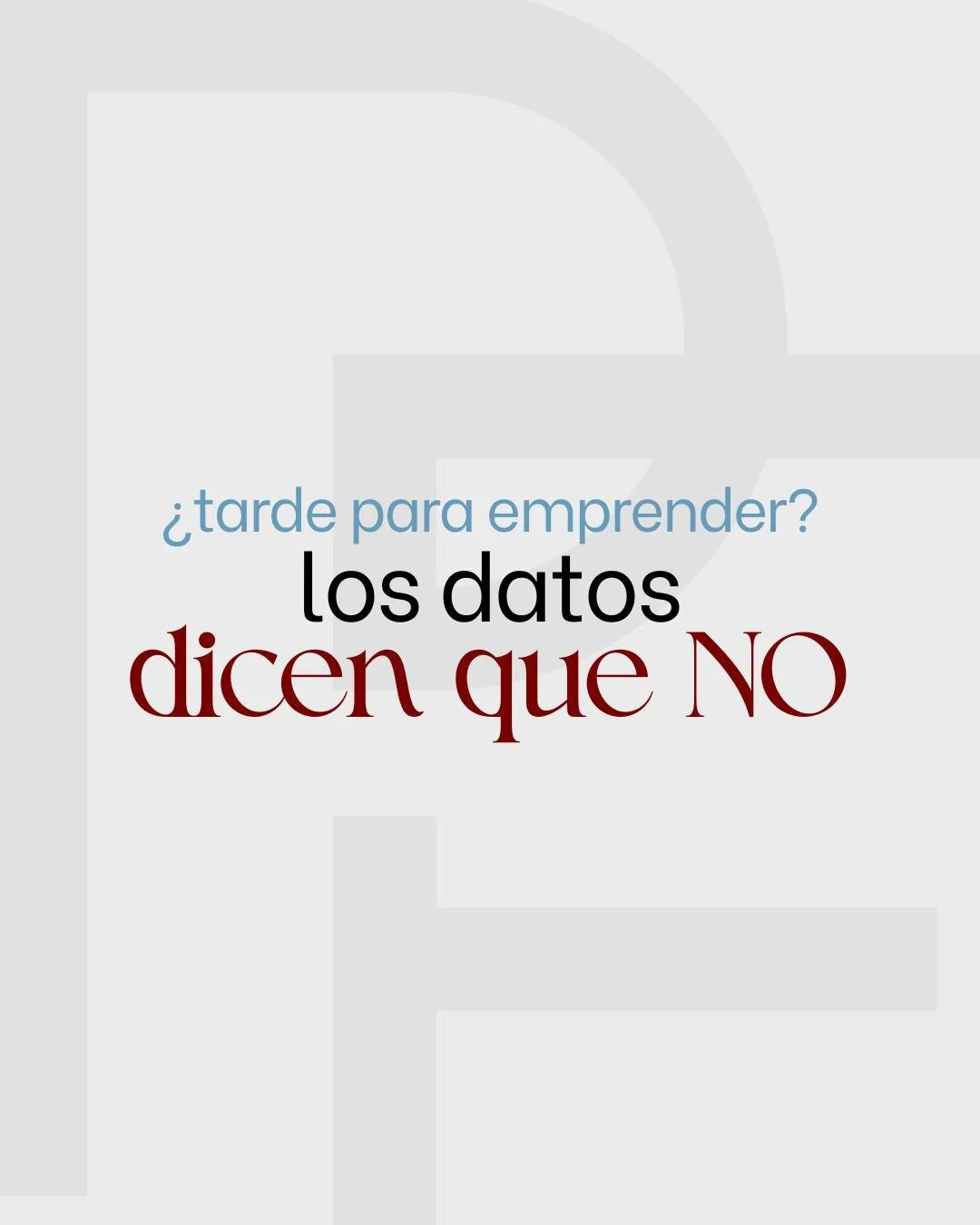 Emprender despu&eacute;s de los 40 no solo es posible..... es estrat&eacute;gico.

Una investigaci&oacute;n del MIT demuestra que un fundador de 50 a&ntilde;os tiene 2.2 veces m&aacute;s probabilidades de &eacute;xito que uno de 30 y un fundador de 4