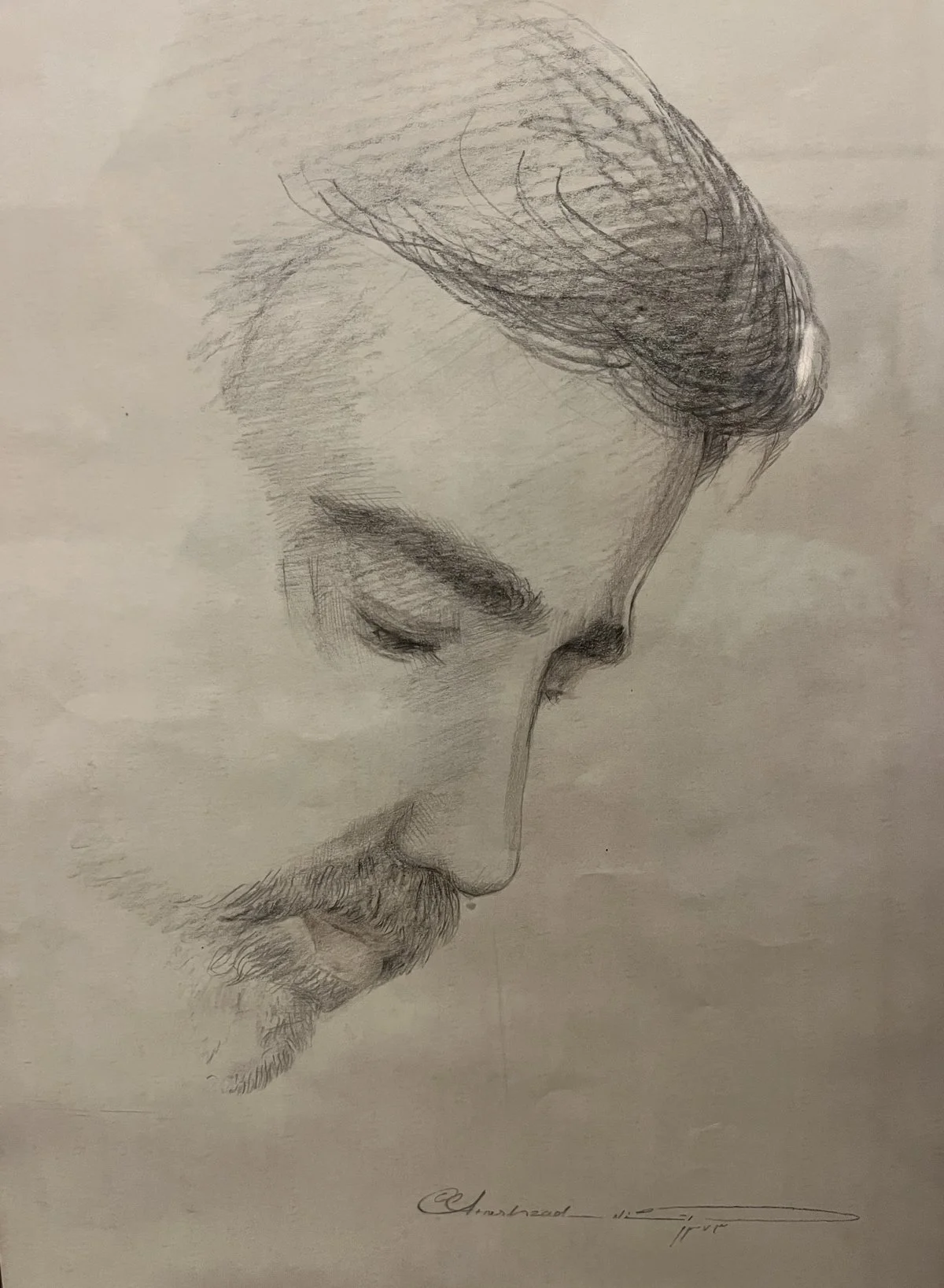 Drawing of Bahram Ghadiri Khamjani, PhD