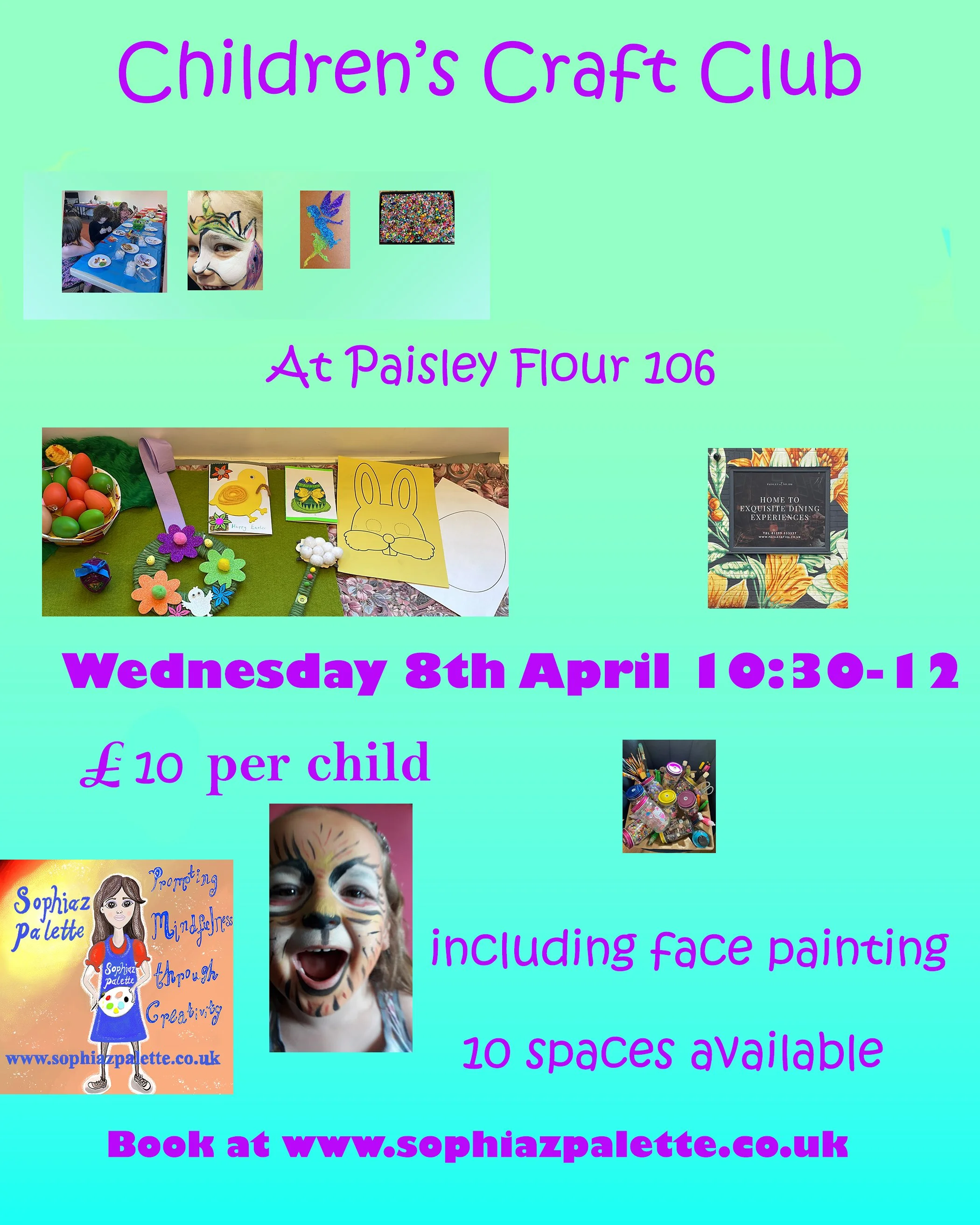 Craft Club aged 5-11 & Face Paint