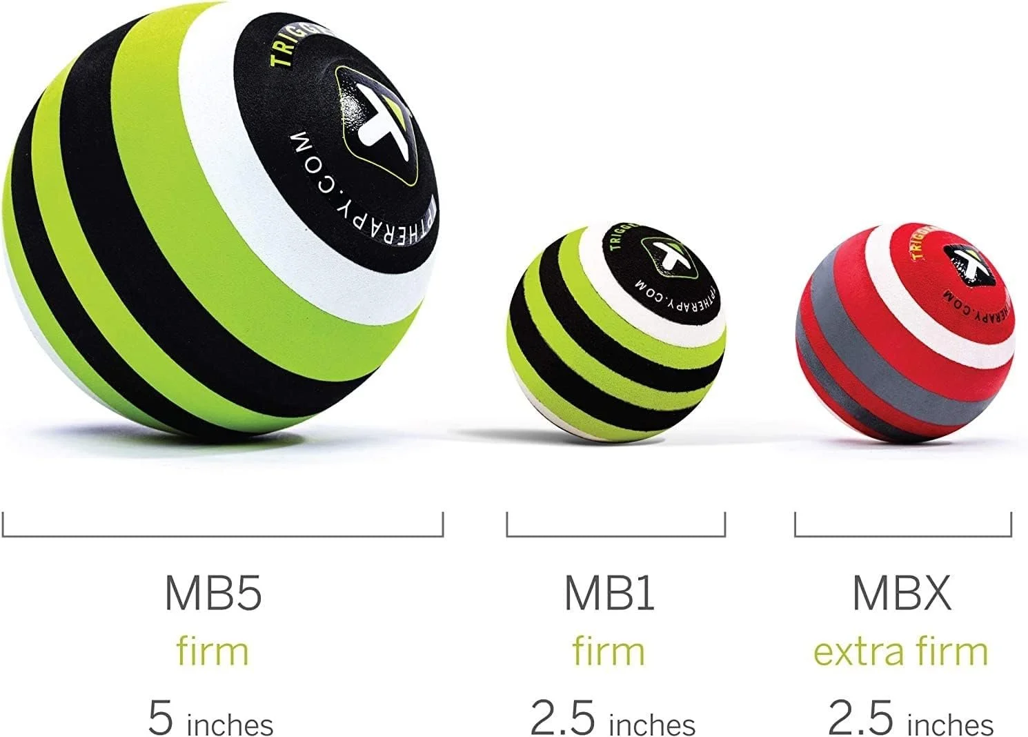 Larger 5" TRIGGERPOINT MB5 Foam Massage Ball - Deep Tissue Relief for Muscle and Joint Pain. Ideal for larger muscle groups.