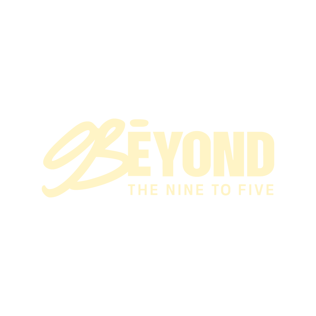 BEYOND THE NINE TO FIVE LOGO SCRIPT