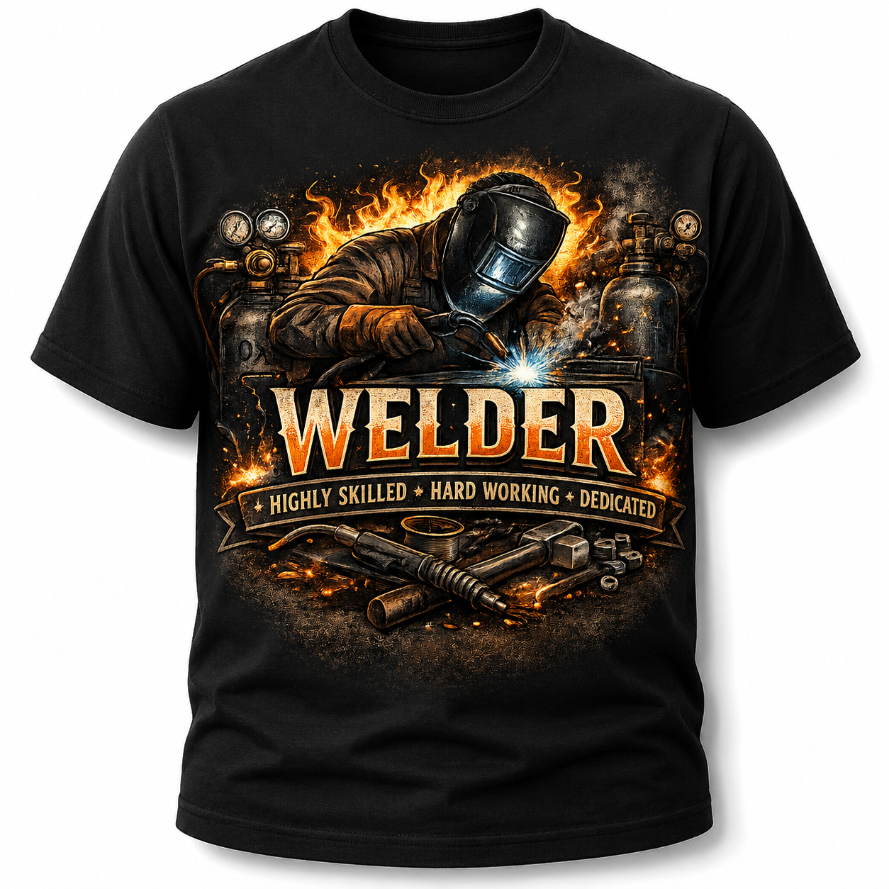 Welder – Highly Skilled Hard Working Dedicated Graphic T-Shirt
