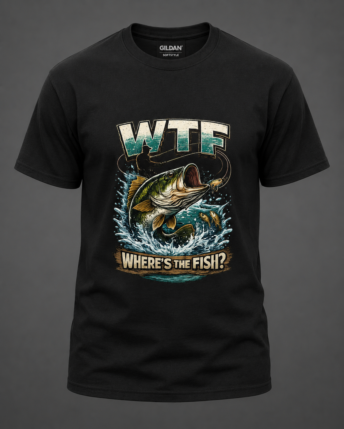 WTF Where’s The Fish Adult Shirt