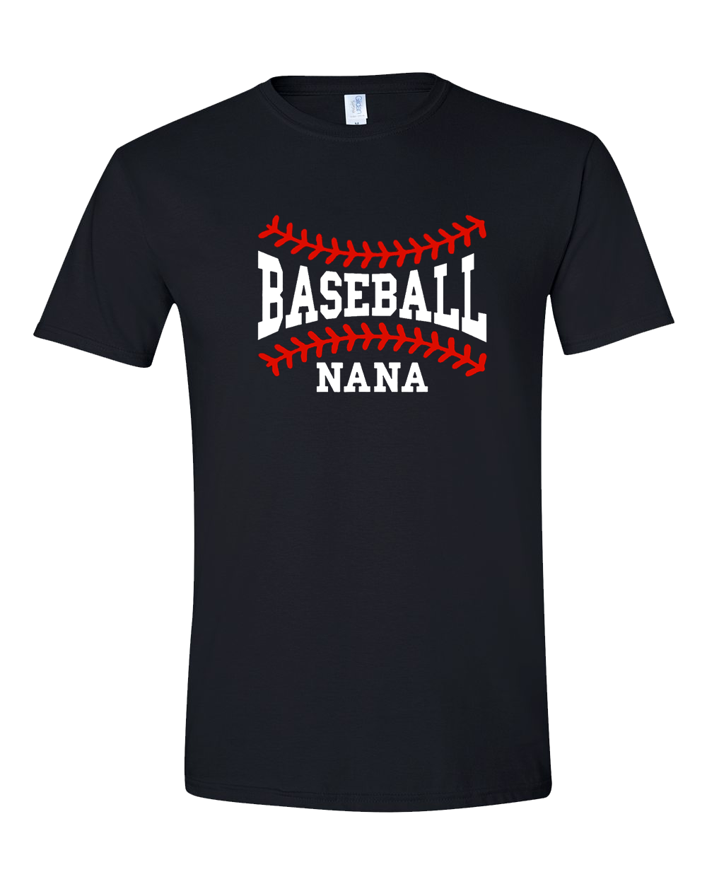 Baseball Nana Classic Stitch Adult T-Shirt