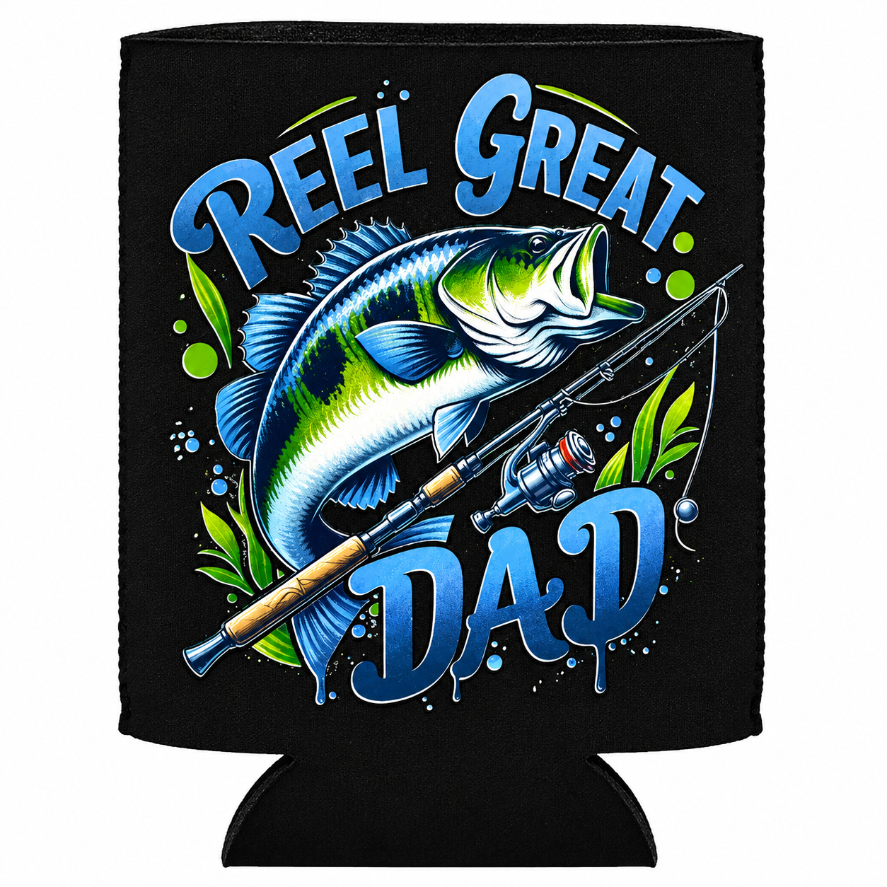 Reel Great Dad Can Cooler