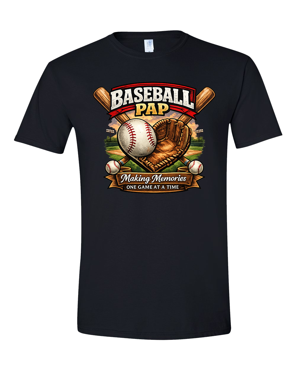 Baseball Pap – Making Memories One Game at a Time T-Shirt