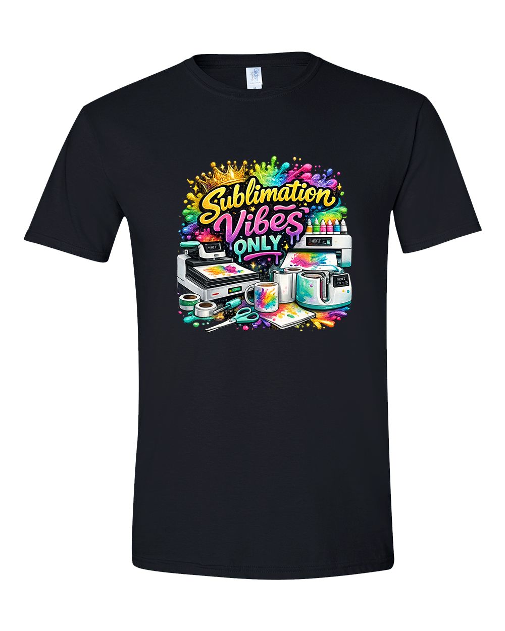 Sublimation Vibes Only Adult T-Shirt – Sublimation Printing
