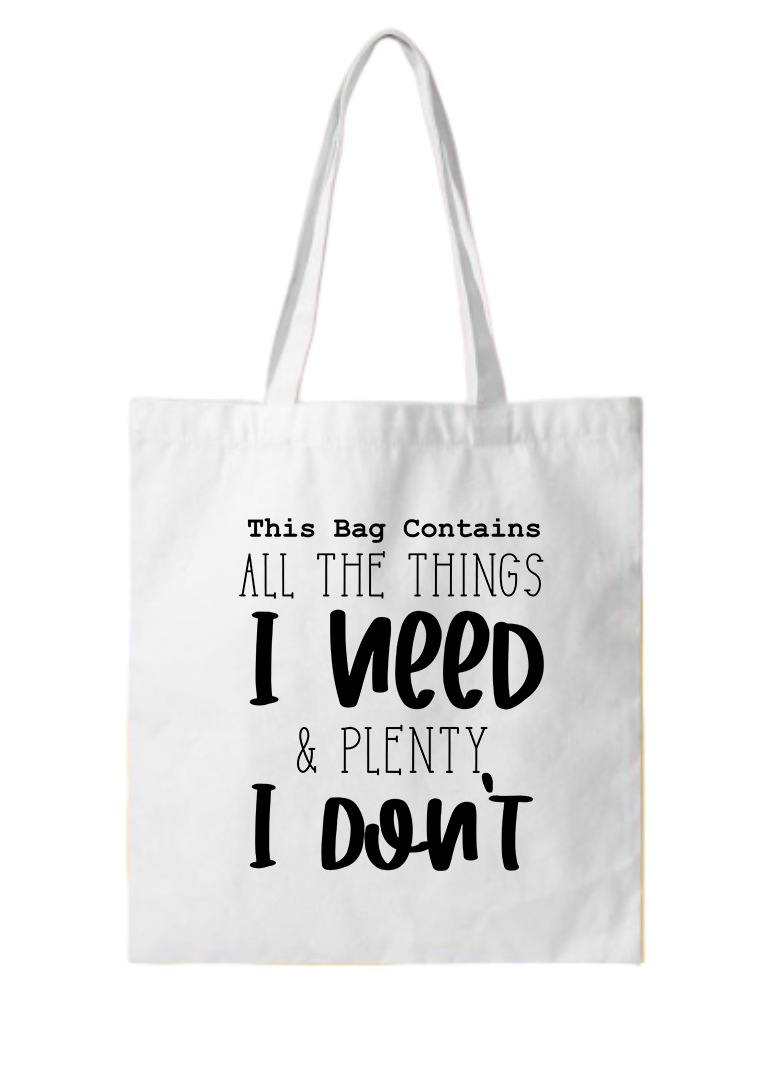 This Bag Contains All the Things