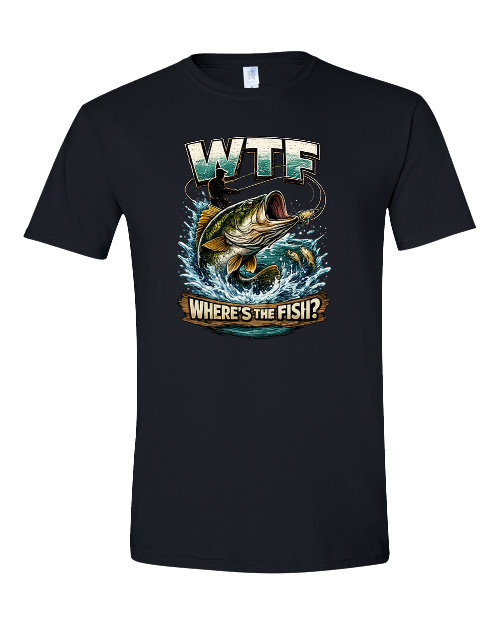 WTF Where’s The Fish Adult Shirt
