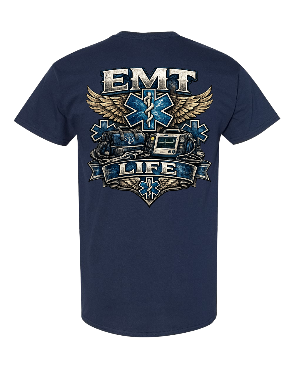 EMS Strong EMT Life First Responder Shirt