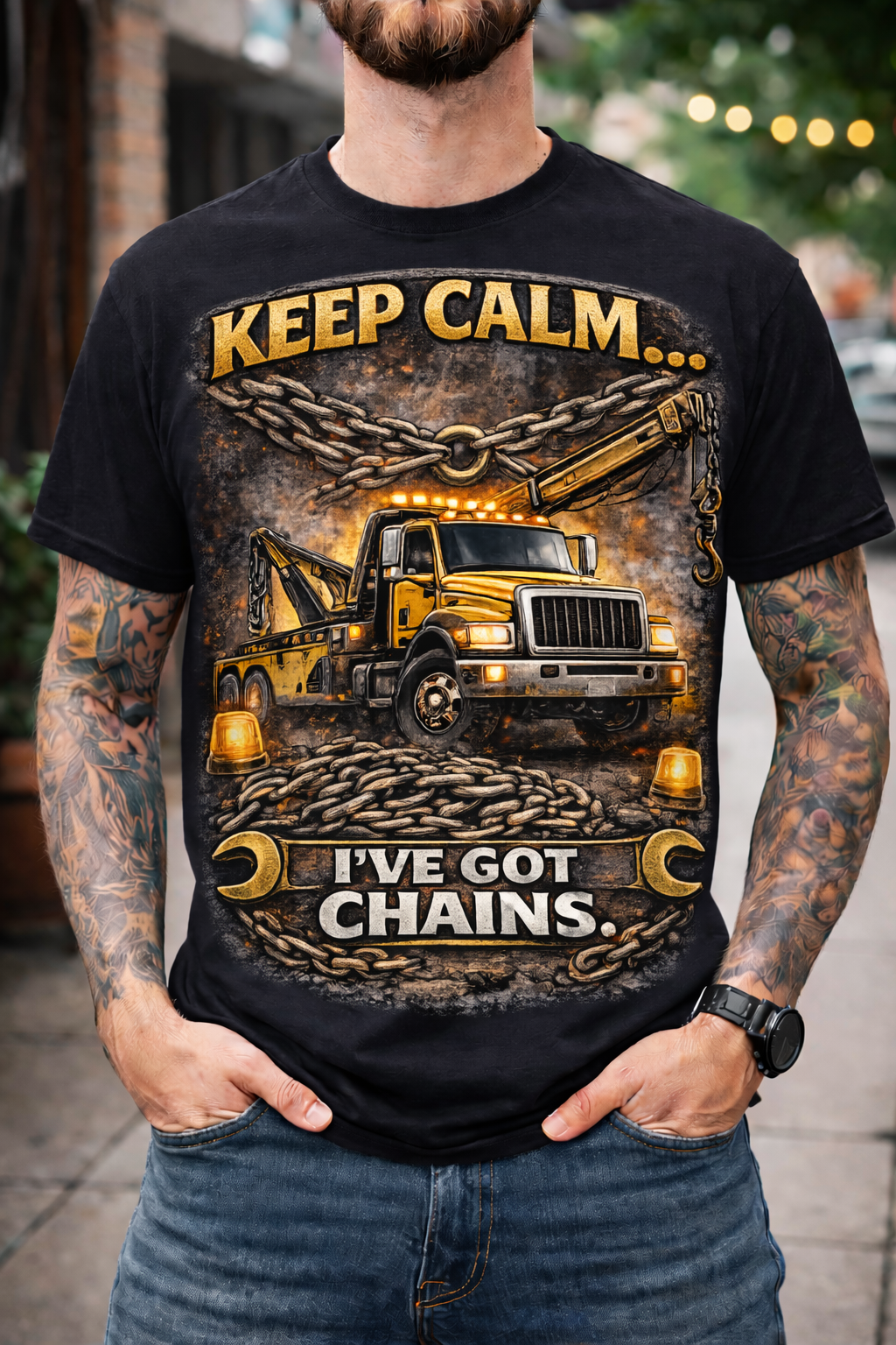 Keep Calm… I've Got Chains Tee