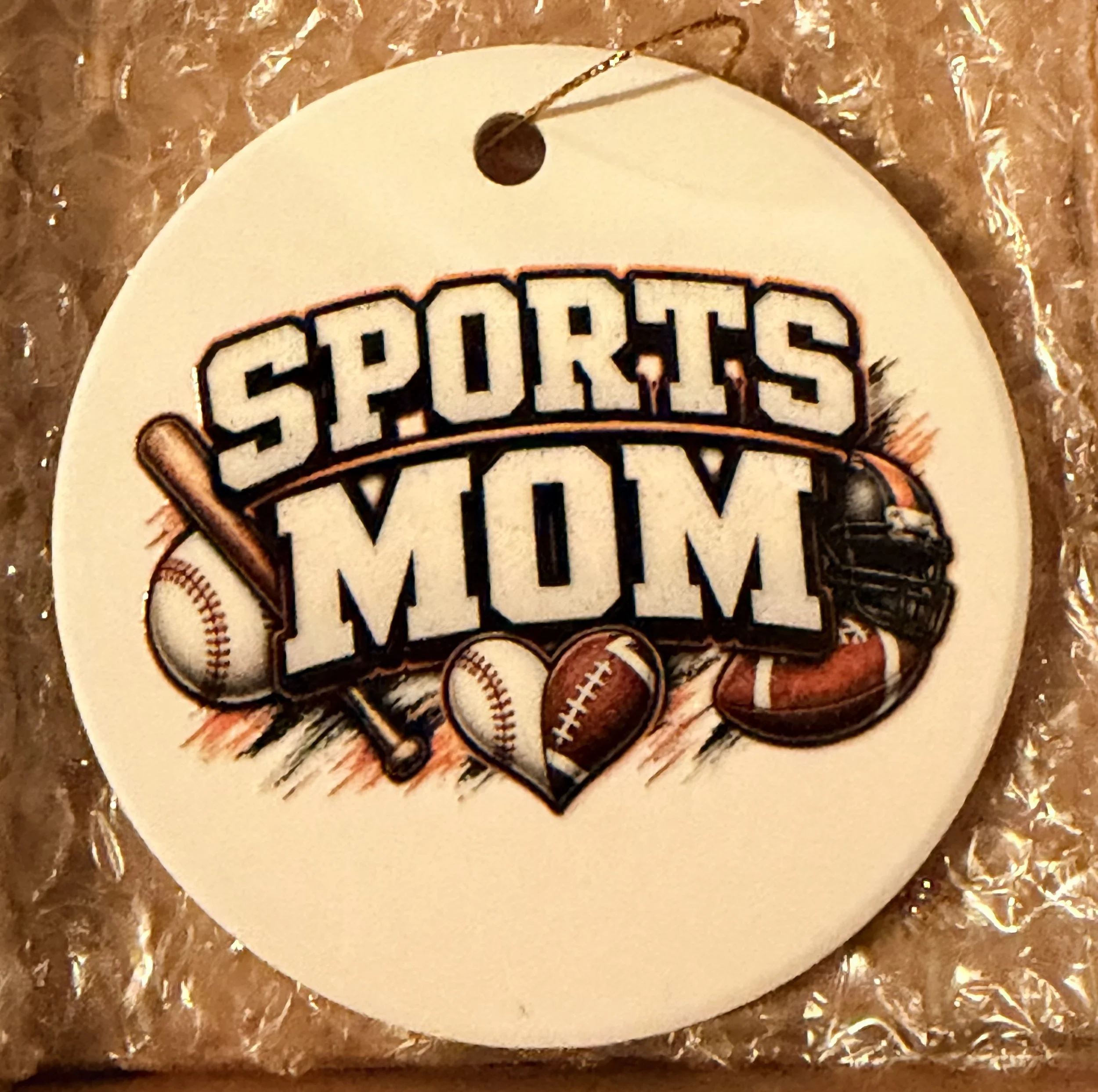 Sports Mom – Ceramic Christmas Ornament