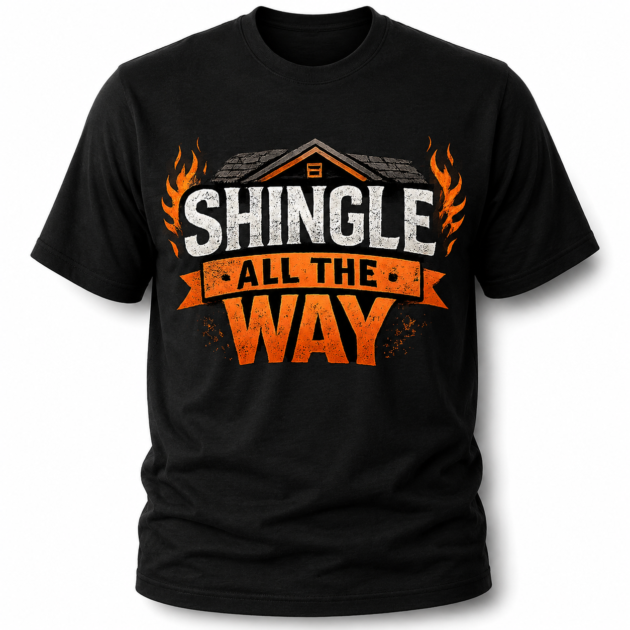 Shingle All The Way Roofer T-Shirt