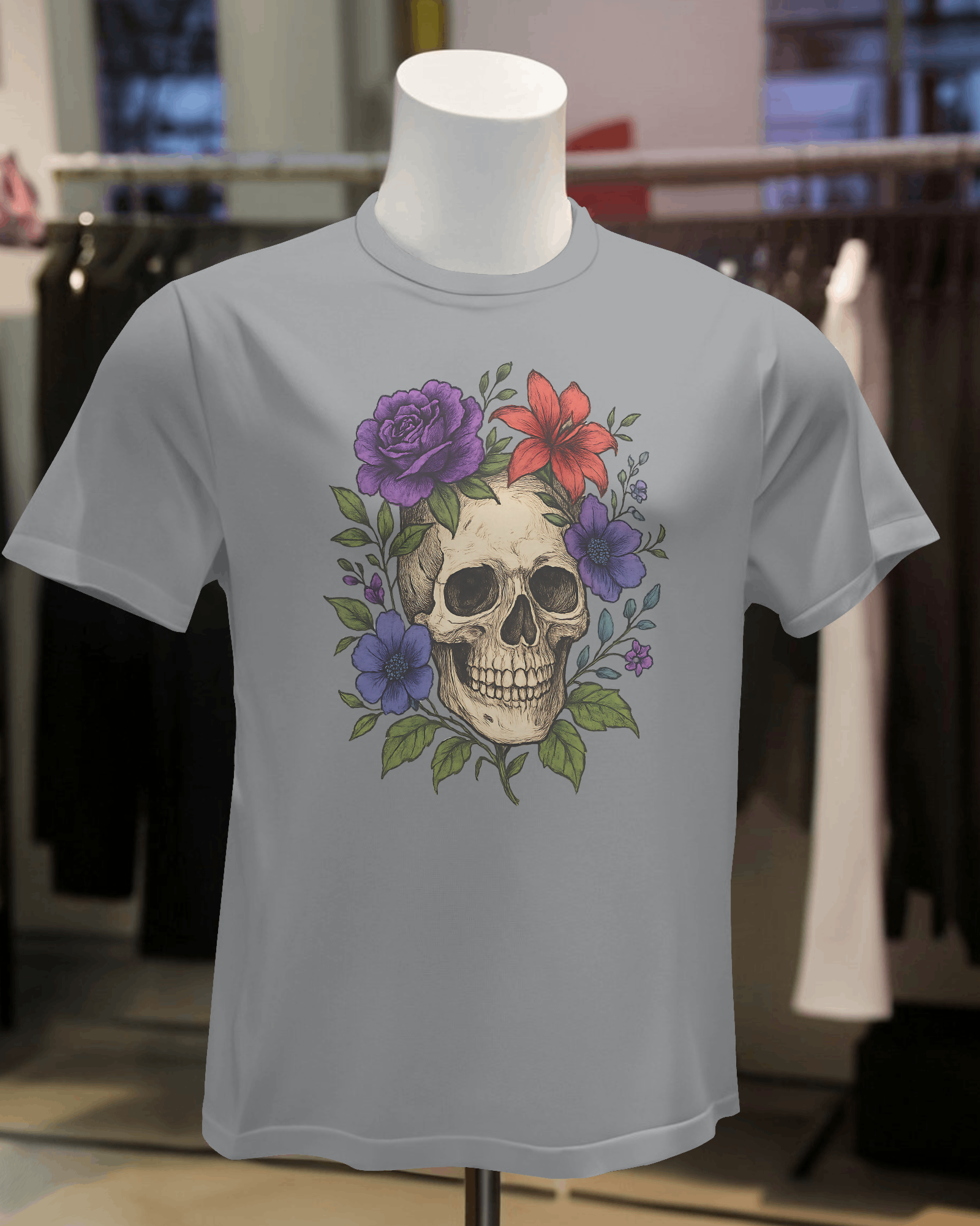 Skull Garden – Floral Skull