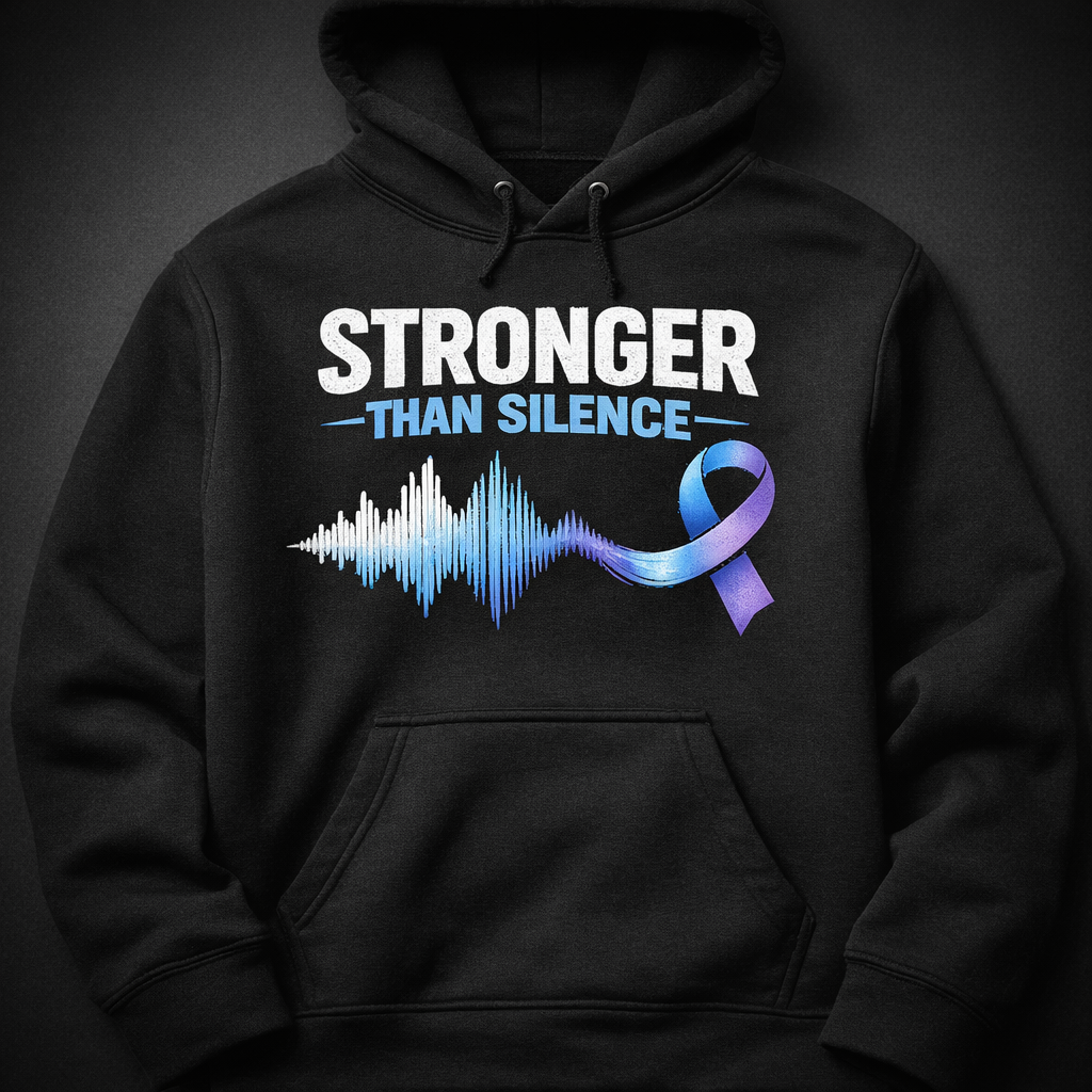 Stronger Than Silence Adult Hoodie