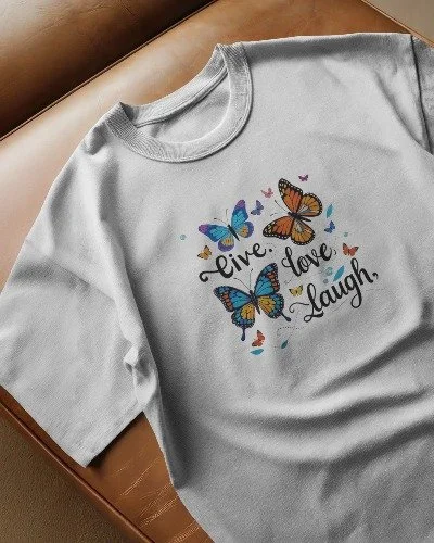 Live Love Laugh Butterfly Inspiration Tee.jpg