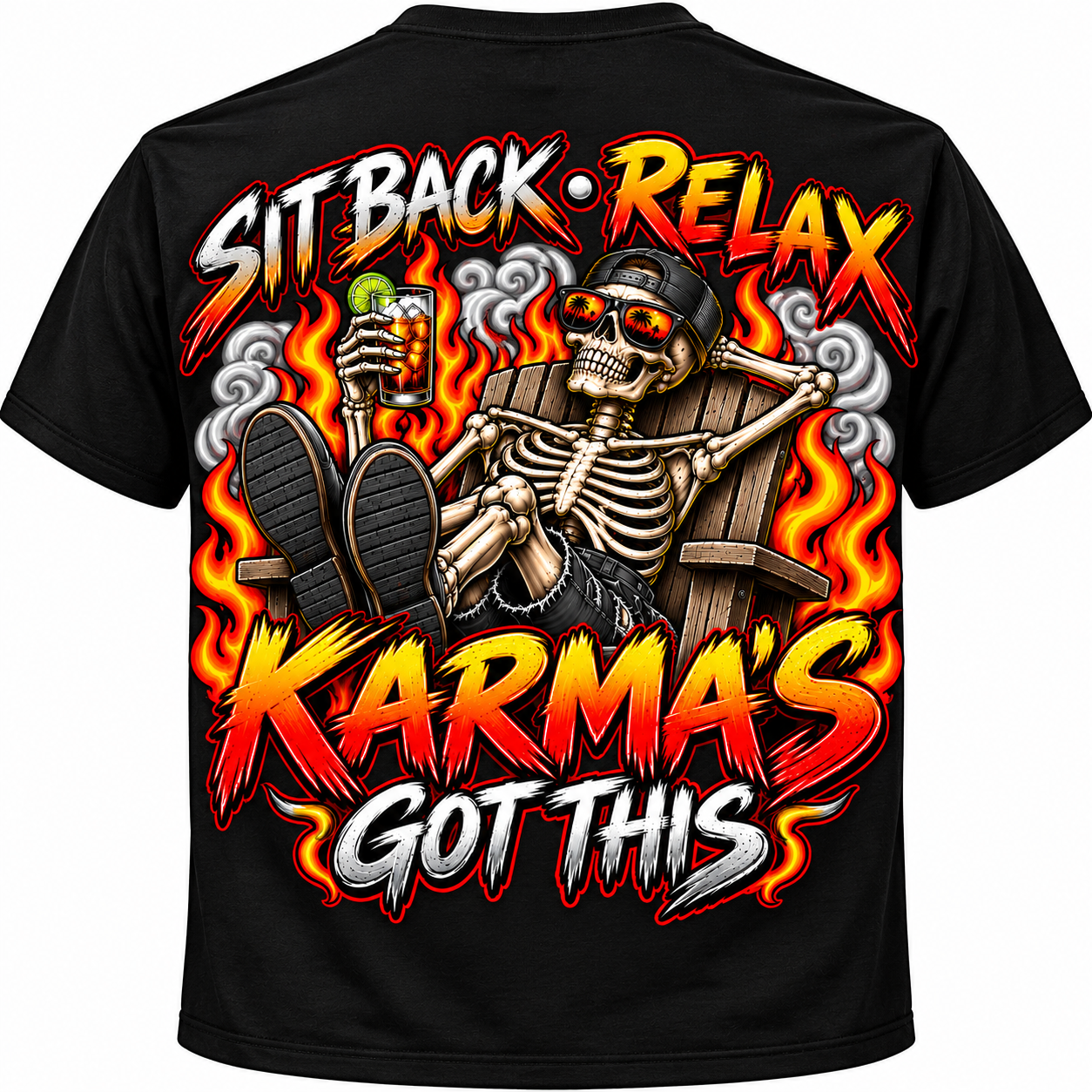 Sit Back, Relax – Karma’s Got This Funny Adult T-Shirt